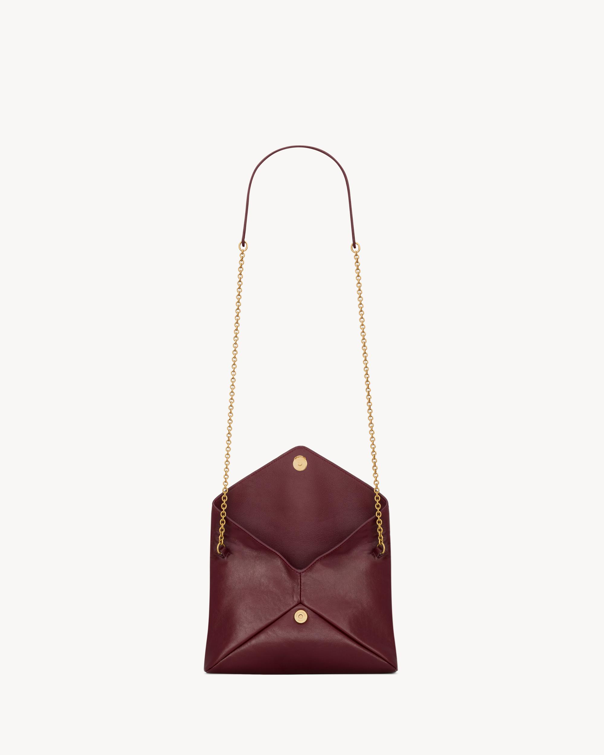 CASSANDRE chain pouch in shiny leather Product Image