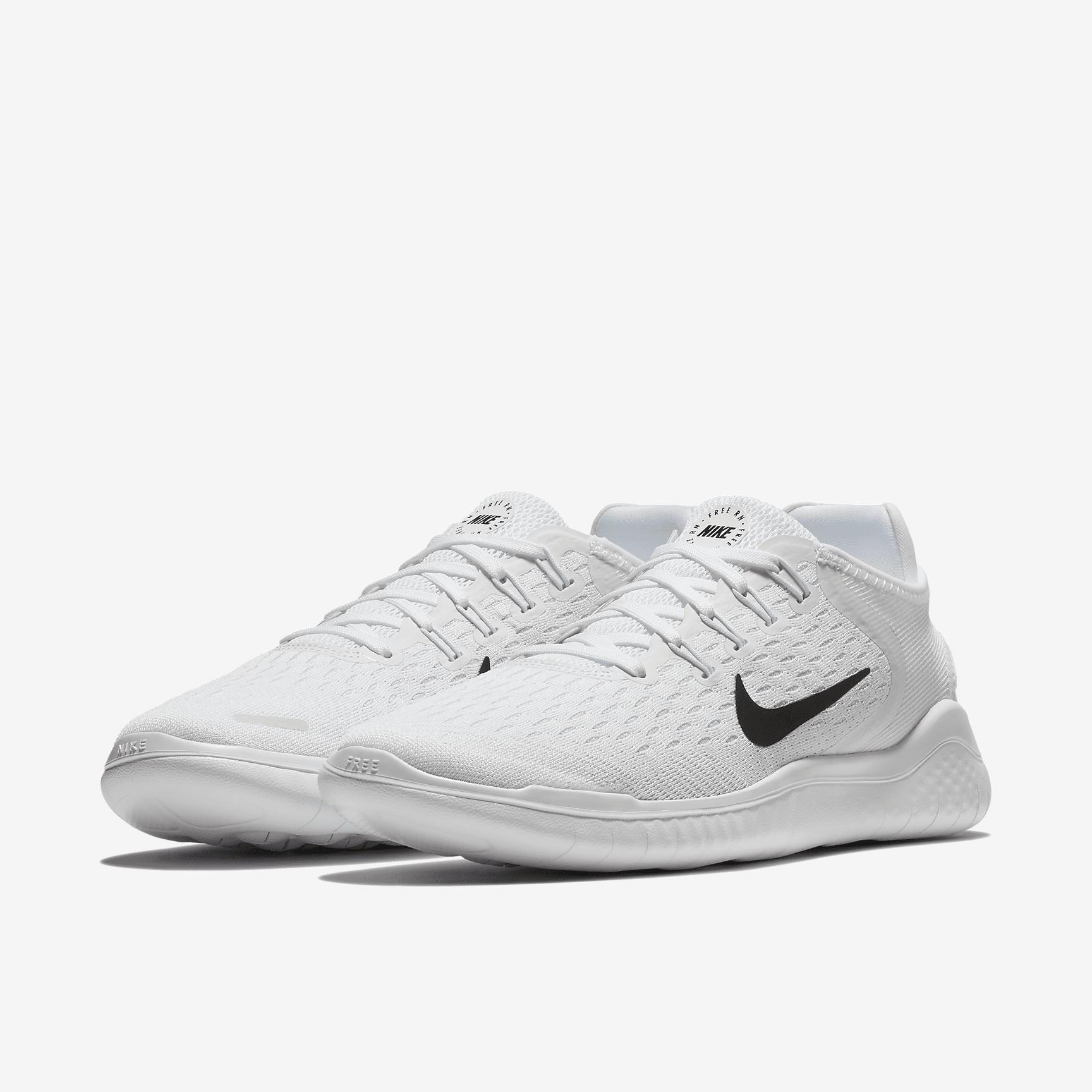 Nike Womens Free RN 2018 Running Shoes | 942837-100 Product Image