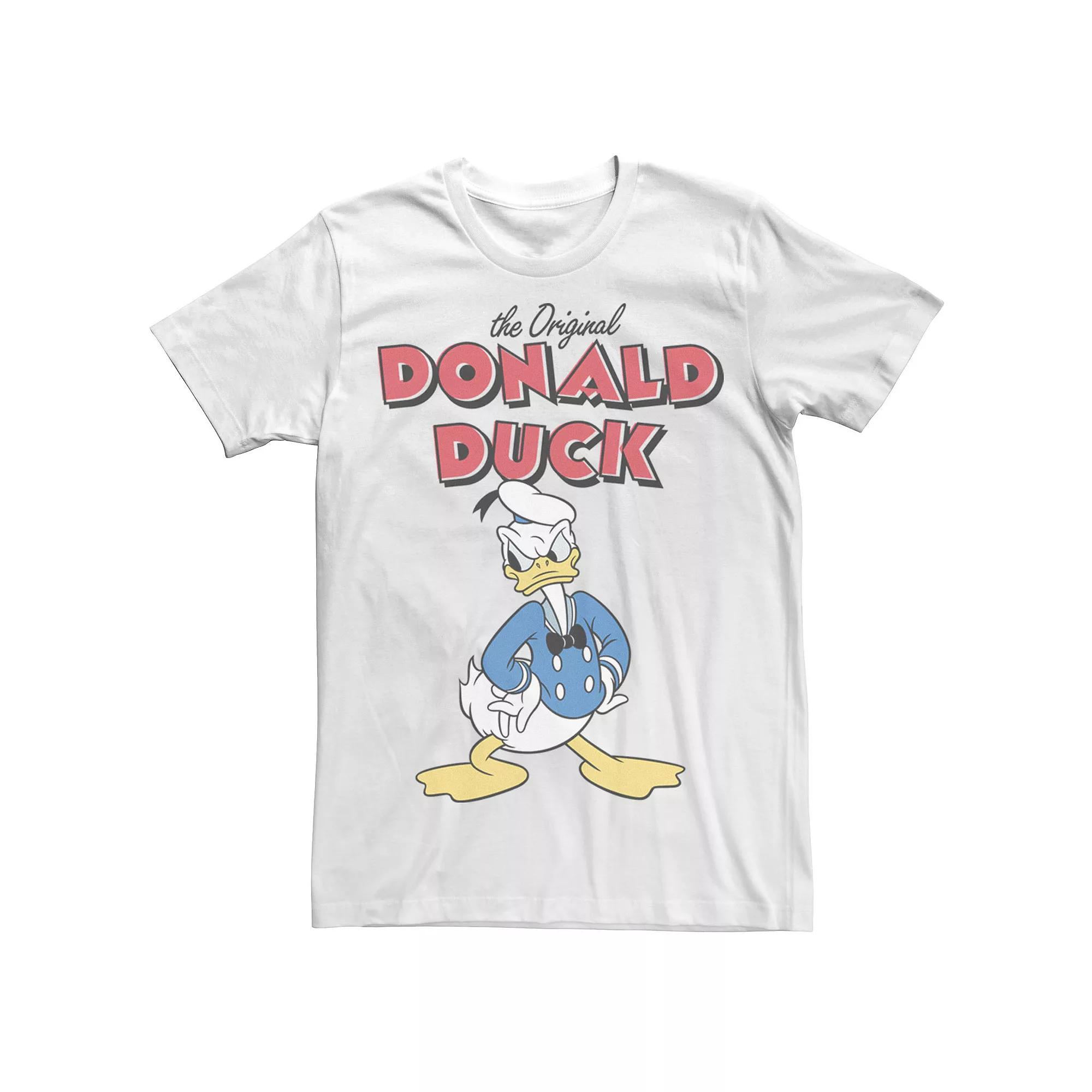 Disney's Mickey And Friends Donald Duck Men's The Original Tee, Size: XL, White Product Image