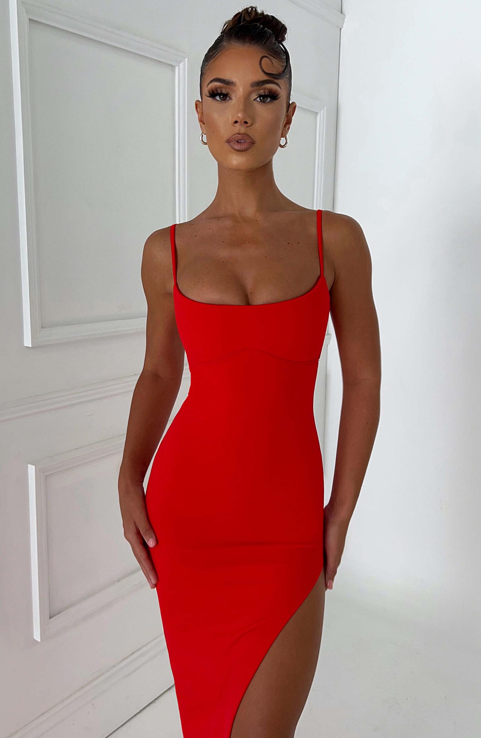 Tiarne Maxi Dress - Red Product Image