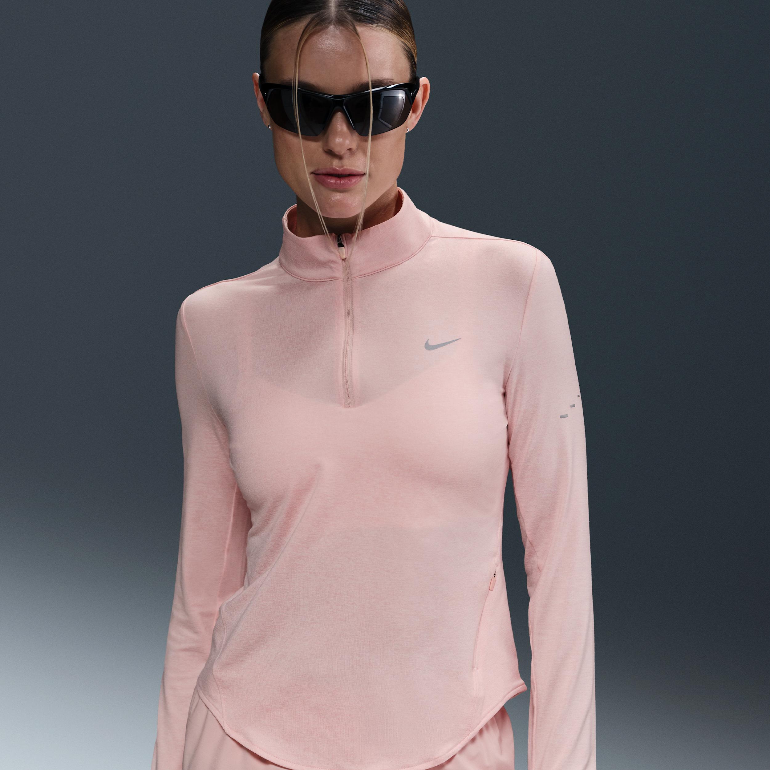 Nike Women's Swift Dri-FIT UV 1/4-Zip Running Top Product Image