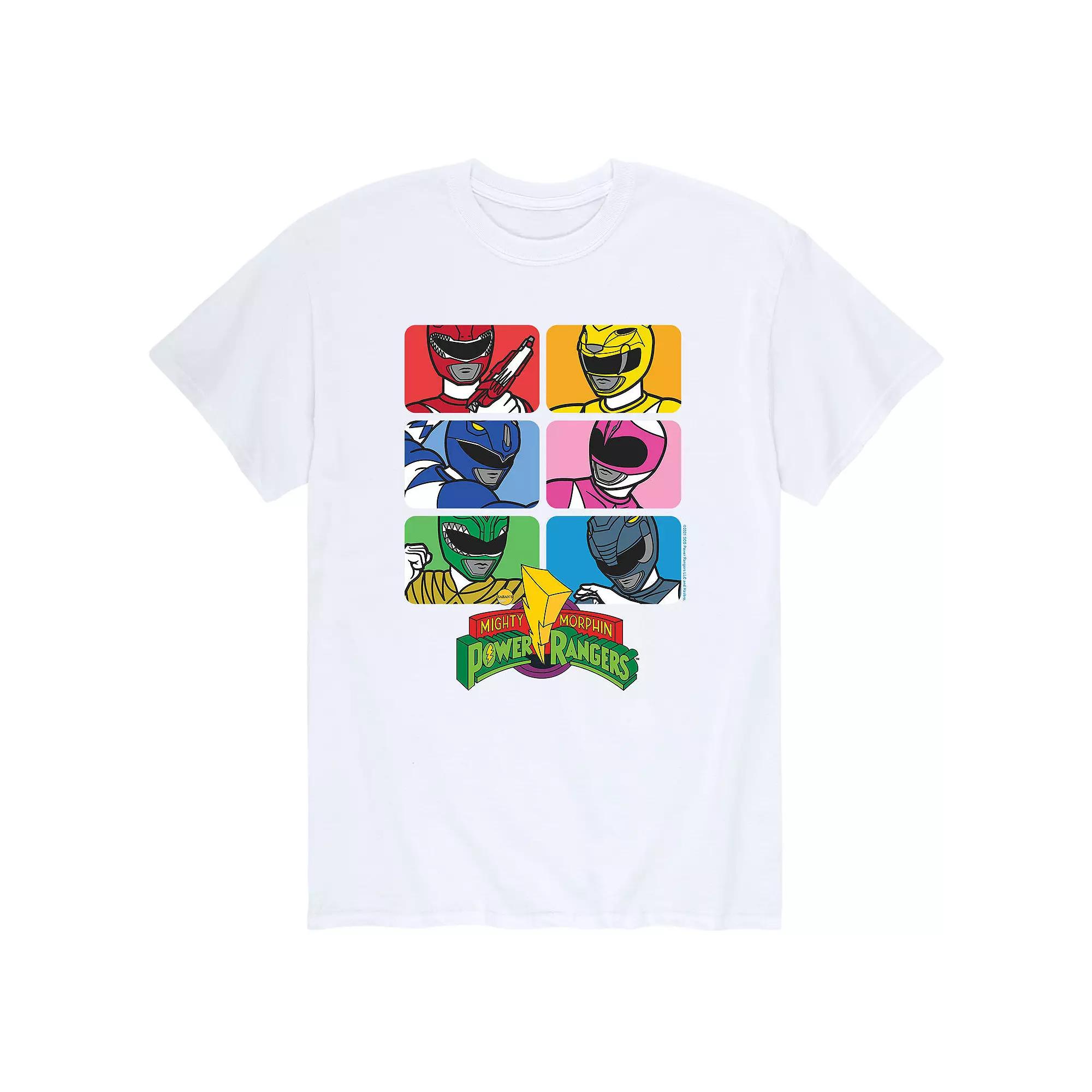 Men's Power Rangers Characters Tee,  Product Image