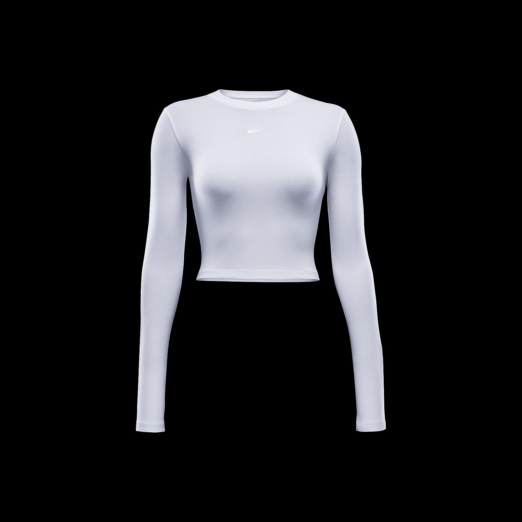 Women's Nike Sportswear Chill Knit Slim Long-Sleeve Cropped Top Product Image