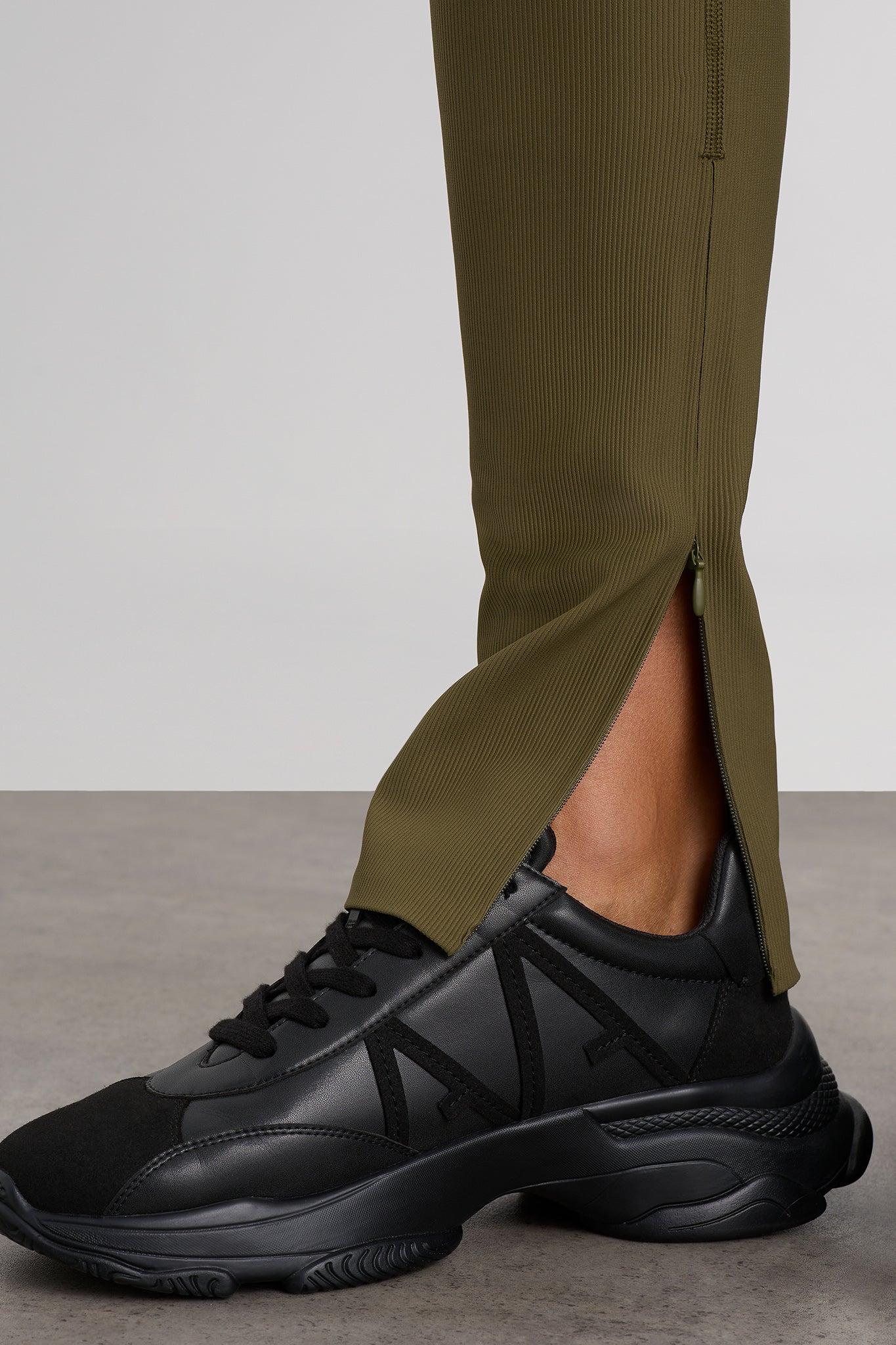 Zip Hem Full Length Legging 205 Product Image