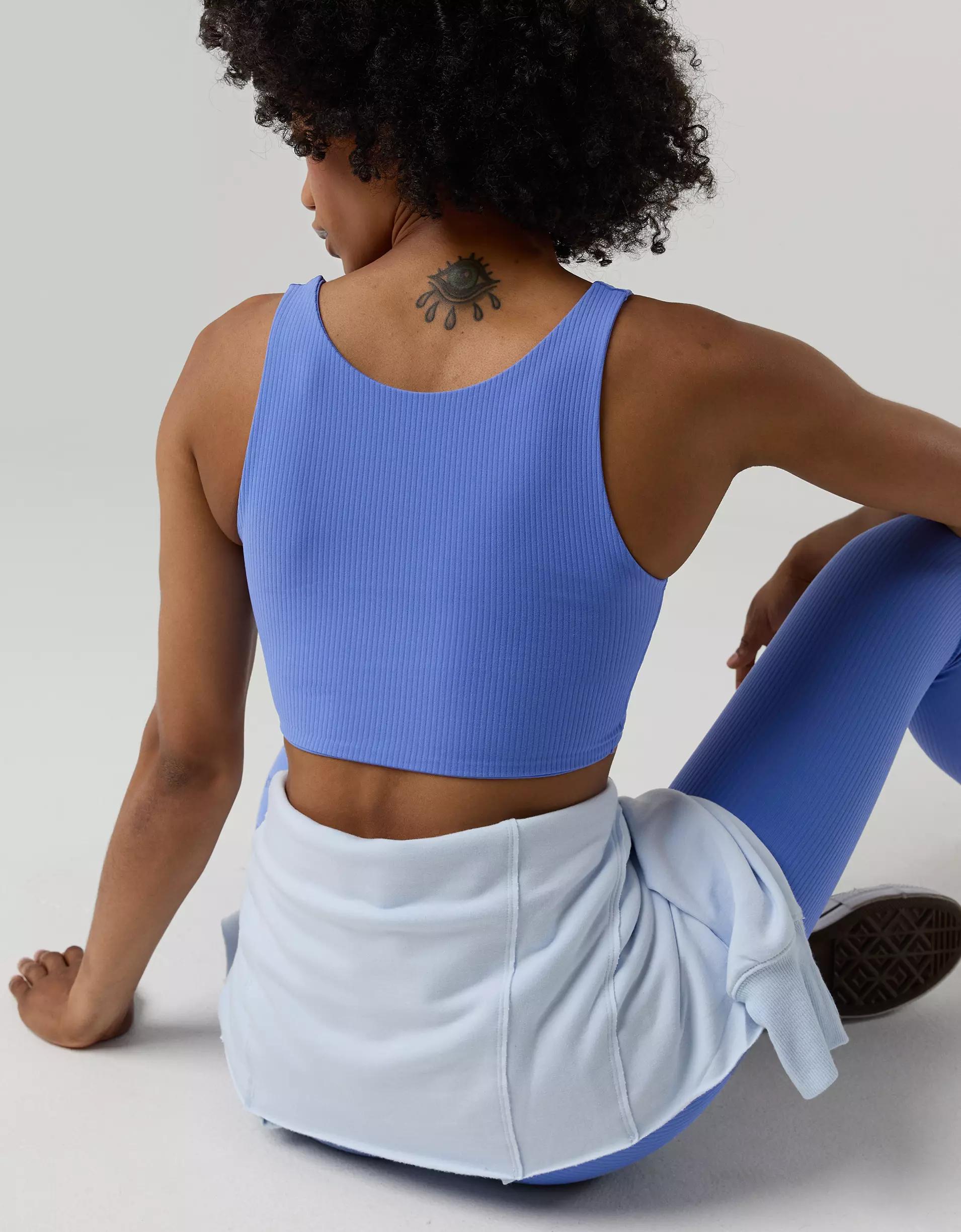 OFFLINE By Aerie Real Me XTRA Rib Switch Up High Neck Sports Bra Product Image