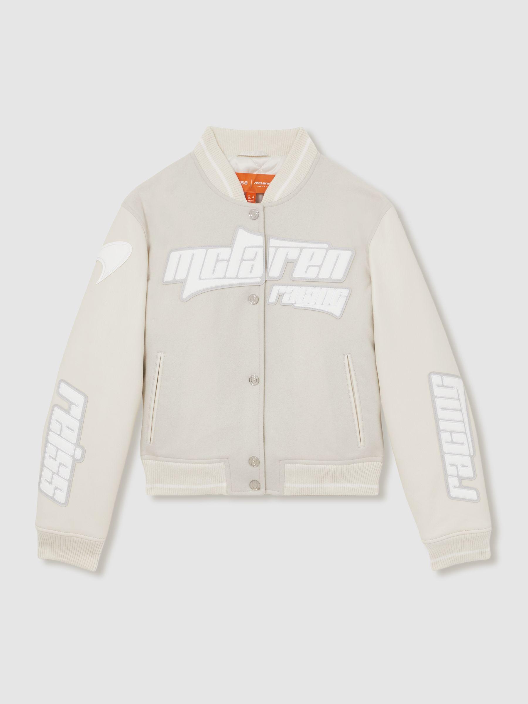 McLaren F1 Team Bomber Jacket in Off White Product Image
