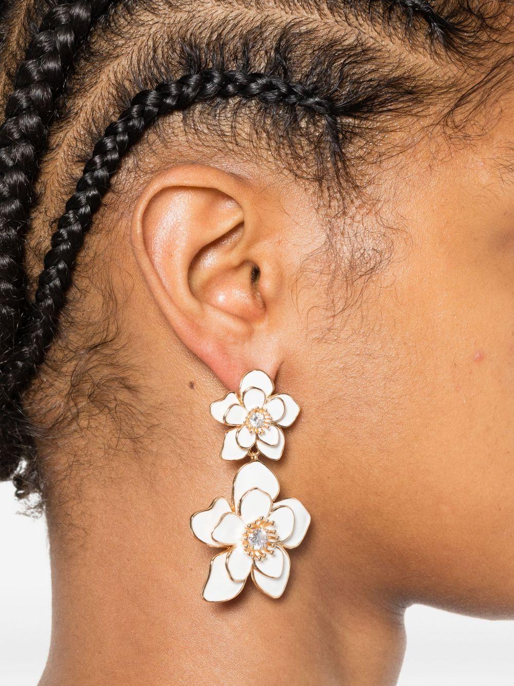 flower tiered earrings Product Image