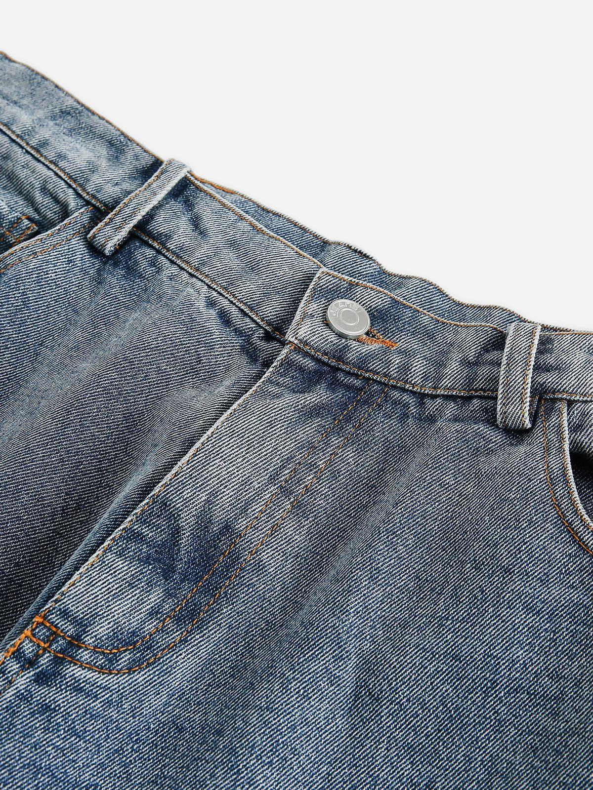 Aelfric Eden Block Patchwork Jeans Product Image