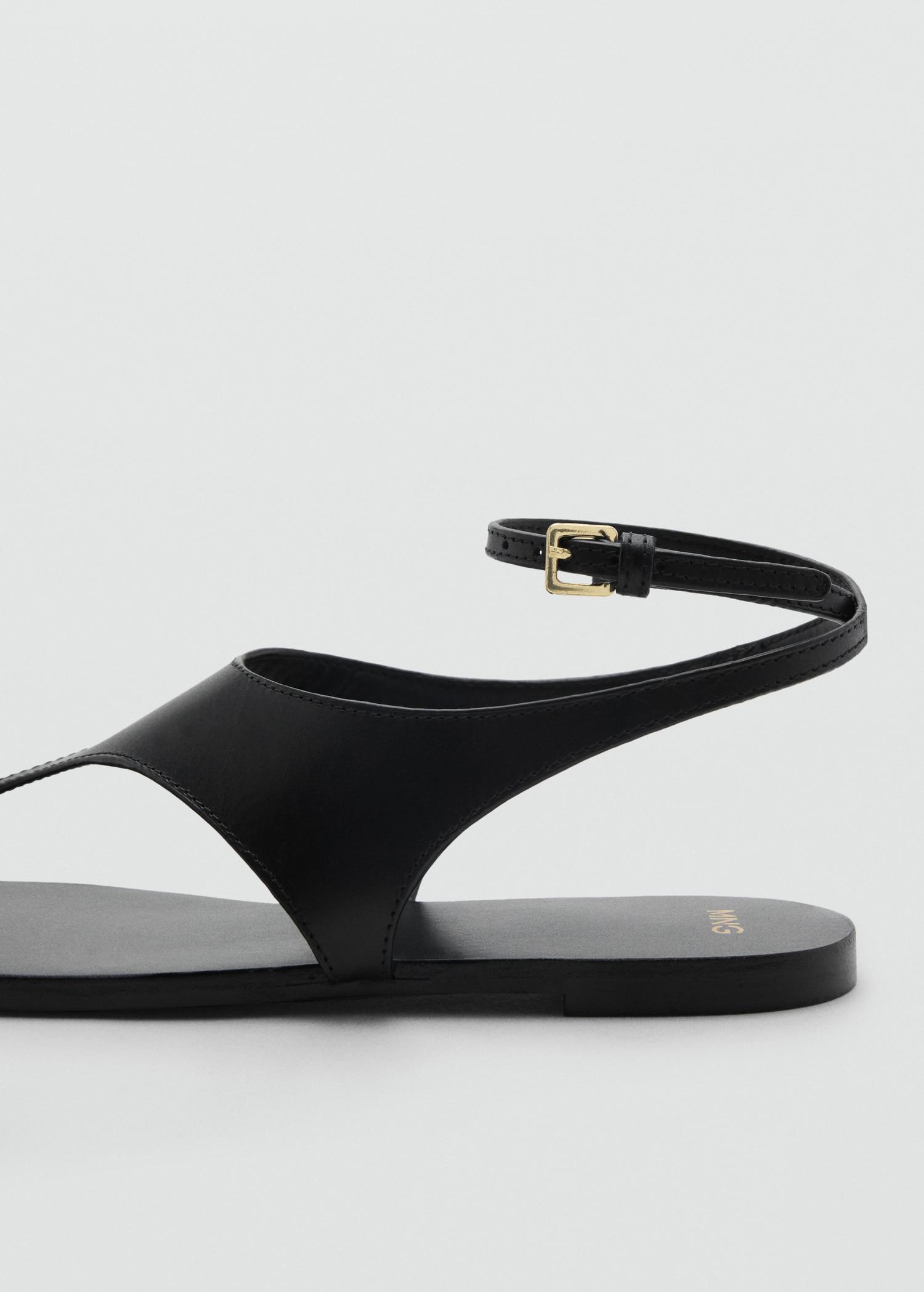 Leather straps sandals - Women | MANGO USA Product Image