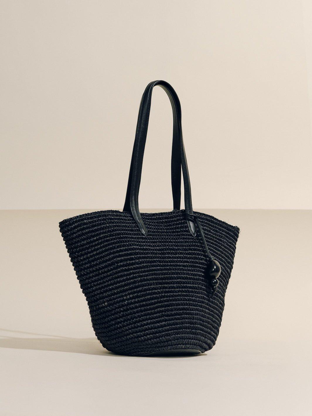 The Market Tote in Hand-Woven Raffia Product Image