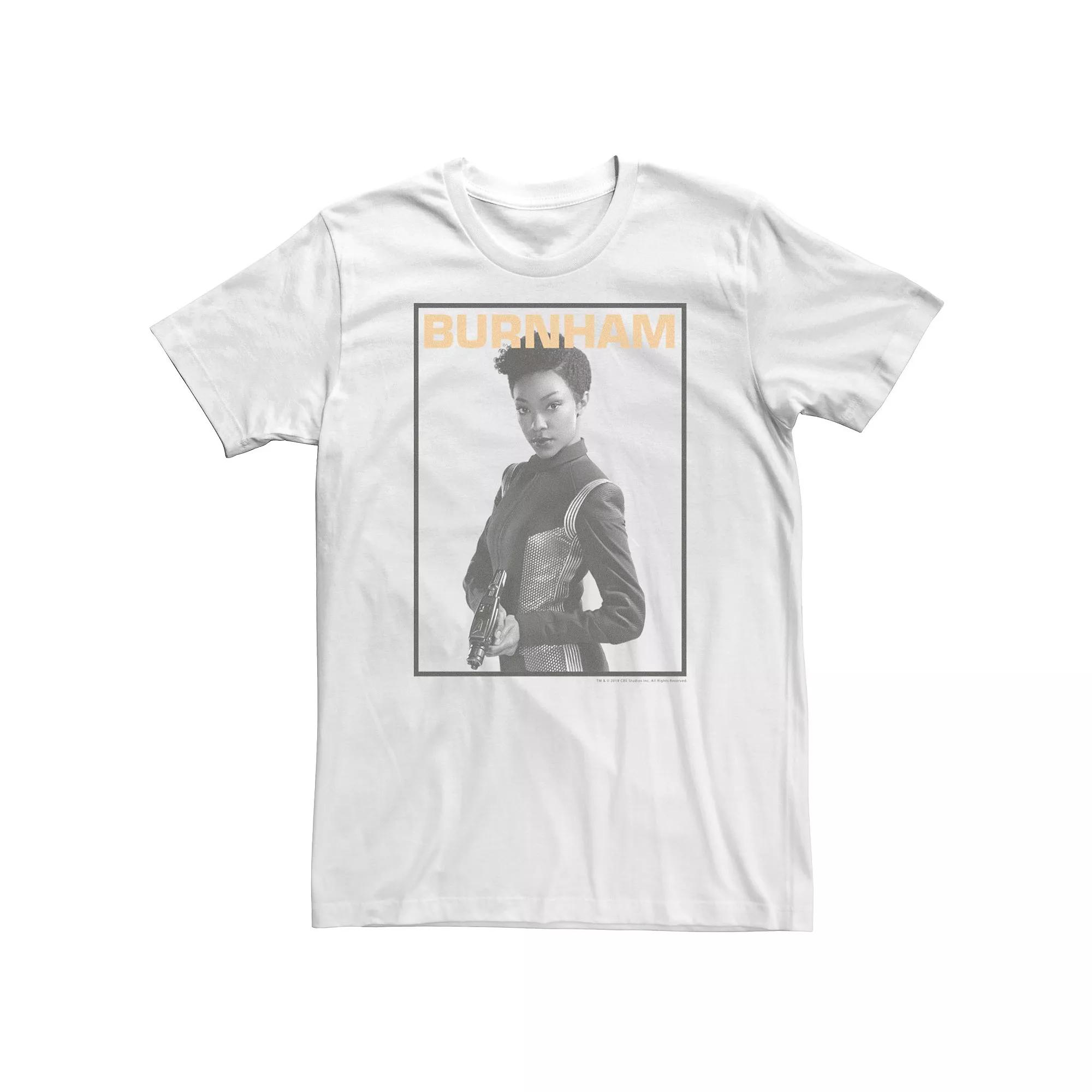 Men's Star Trek Discovery Burnham Greyscale Tee,  Product Image