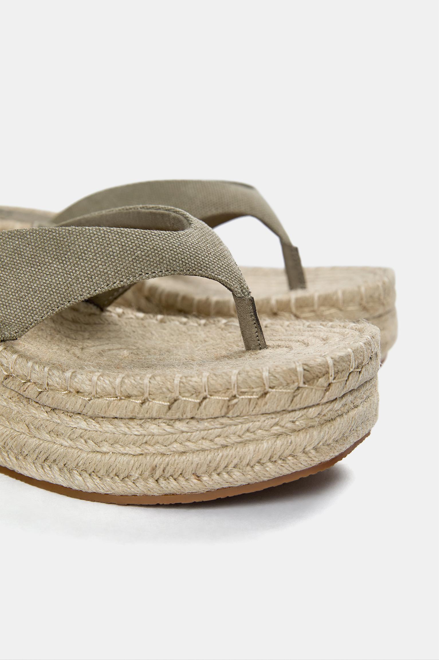 Jute wedge sandals Product Image