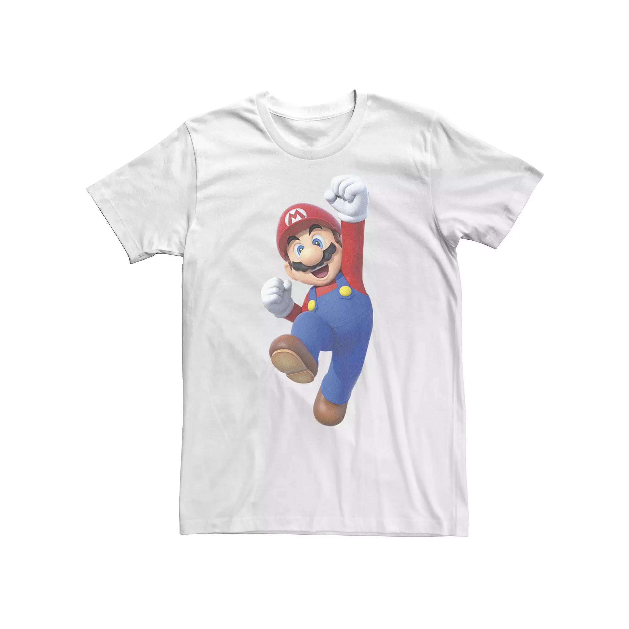 Men's Nintendo Super Bros. Mario Jumping Portrait Tee,  Product Image