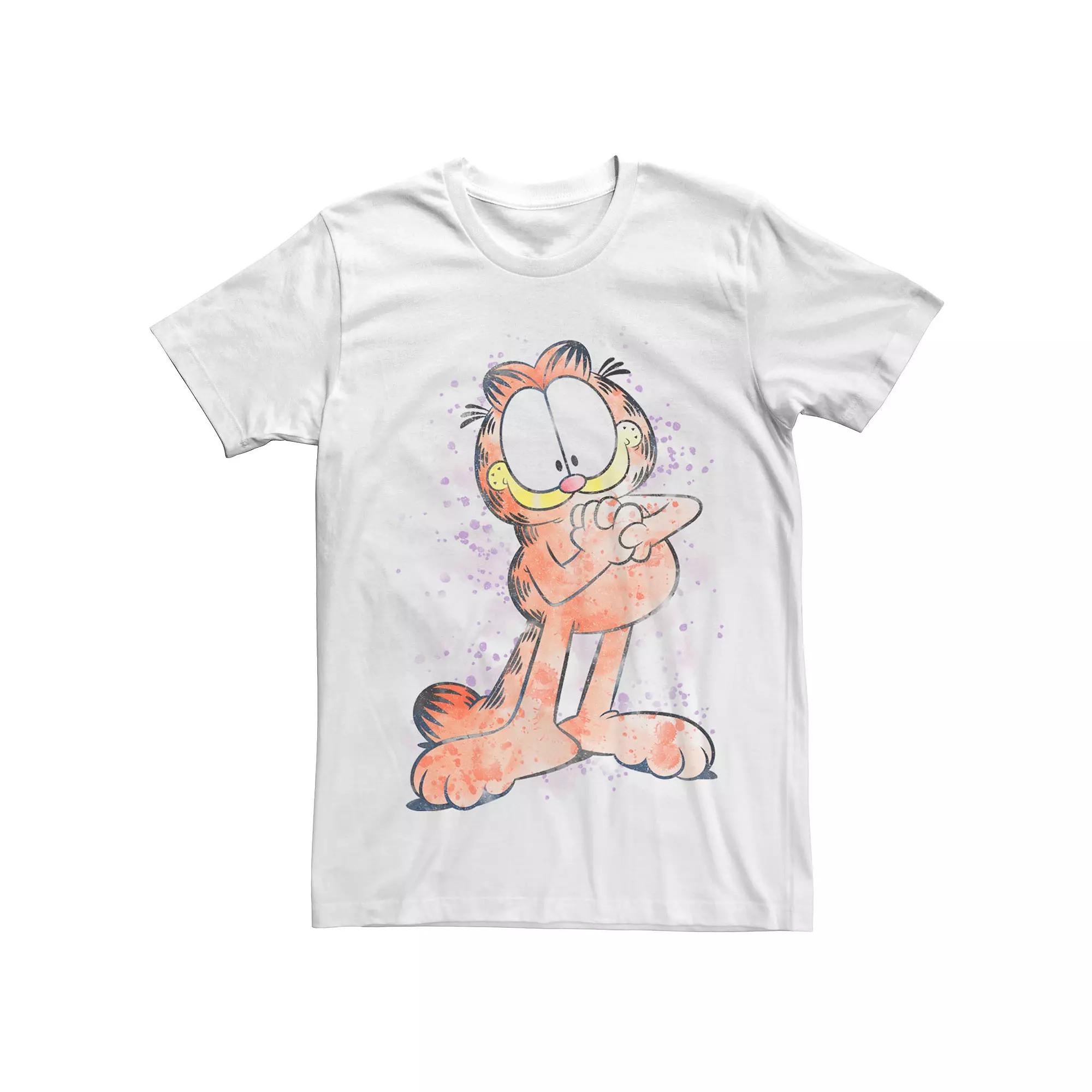Men's Garfield Watercolor Portrait Tee,  Product Image