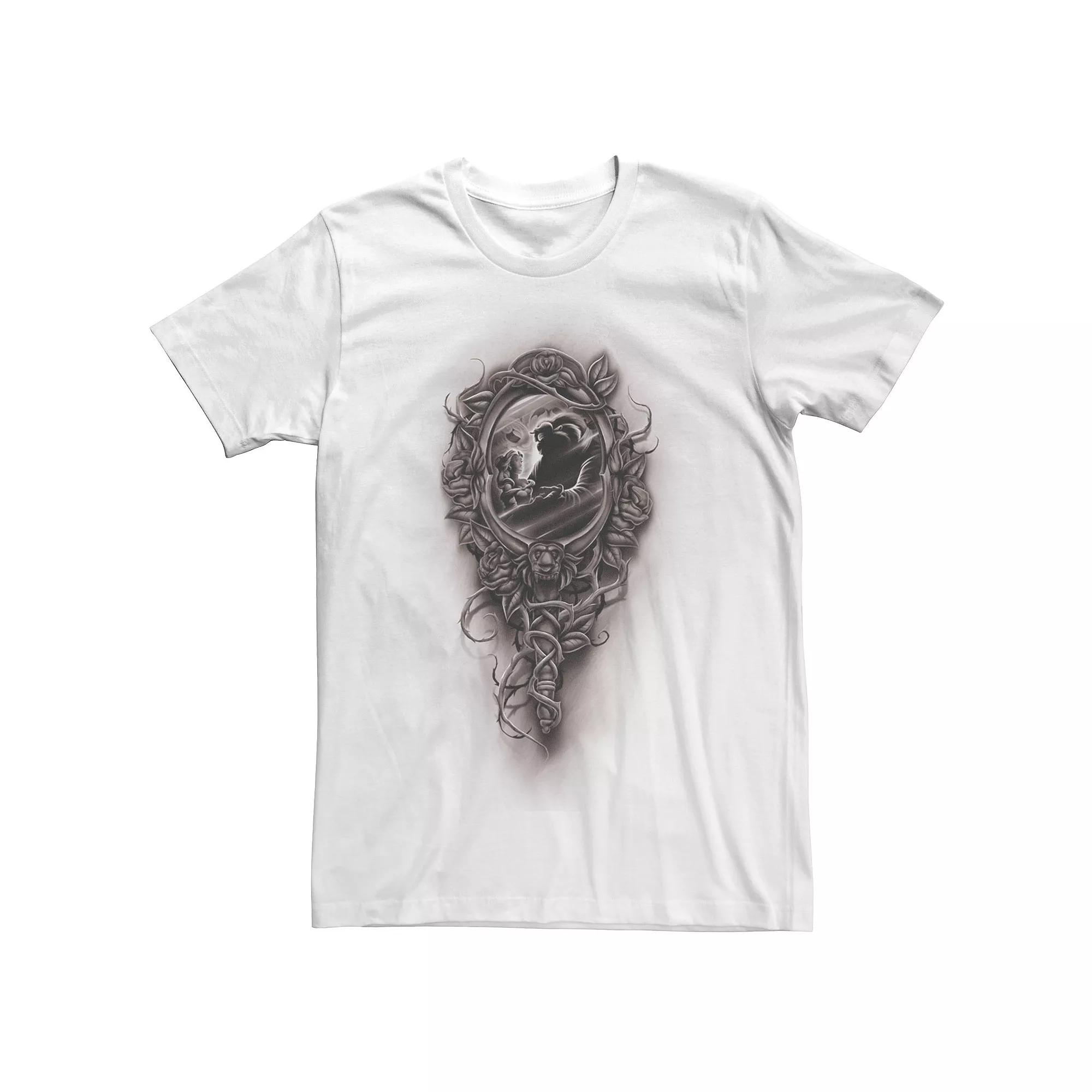 Disney's Beauty and the Beast Enchanted Mirror Men's Tee,  Product Image