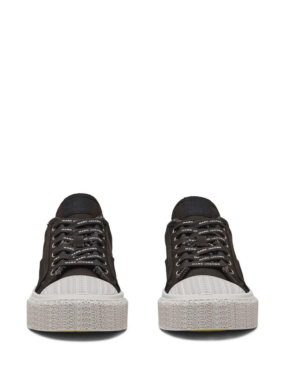 distressed canvas sneakers Product Image