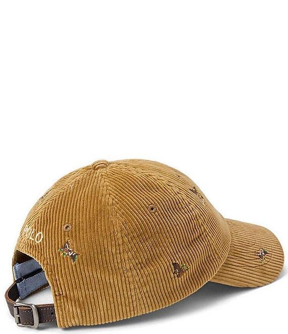 Polo Ralph Lauren Duck-Embroidered Corduroy Ball Cap Product Image