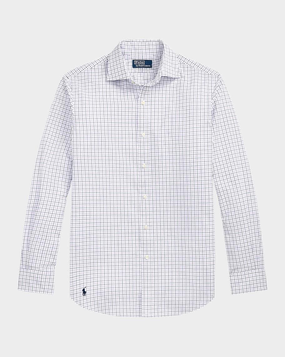 Mens Classic Fit Poplin Button-Front Shirt Product Image