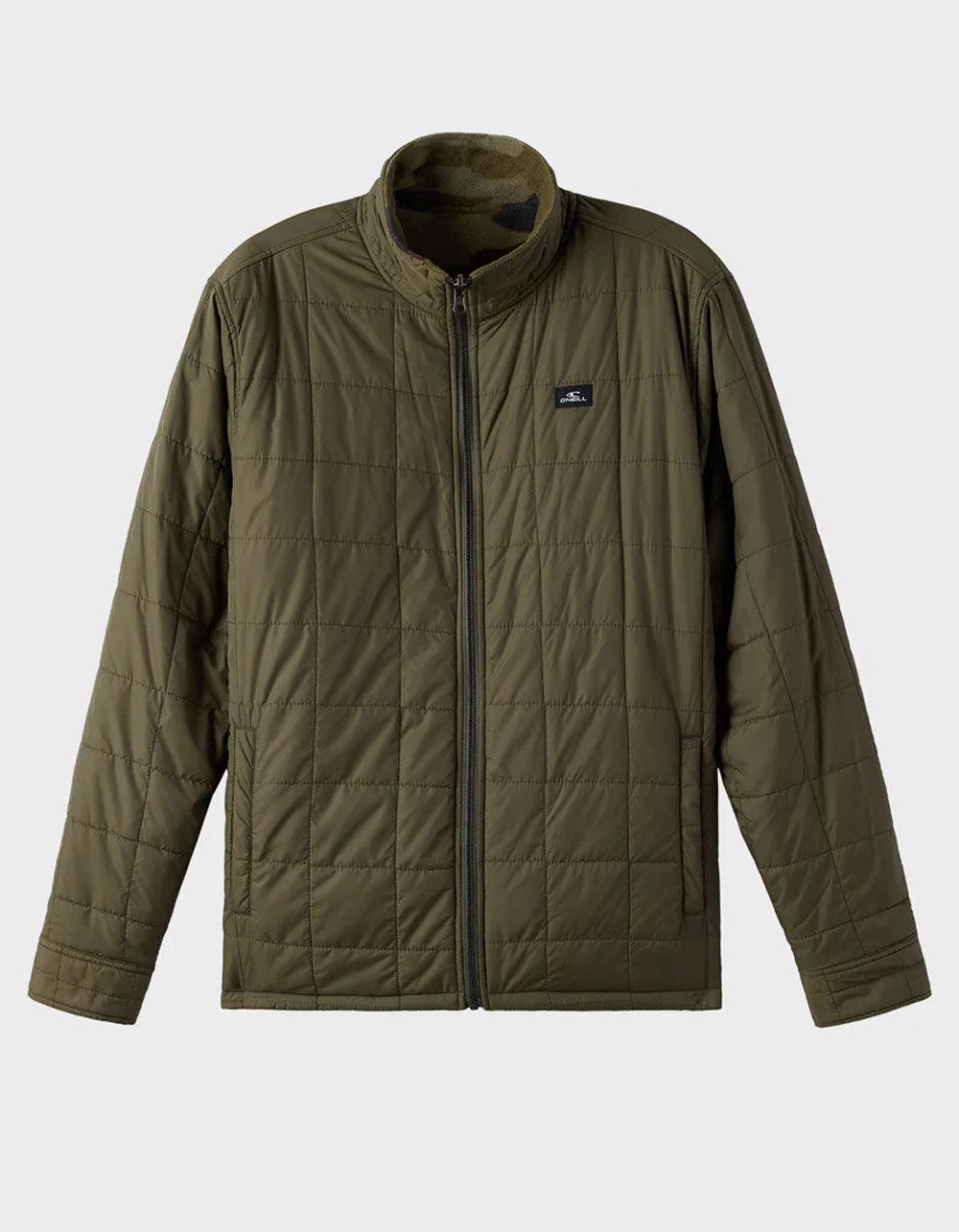 O'NEILL Glacier Reversible Mens Superfleece Jacket - ARMY Product Image