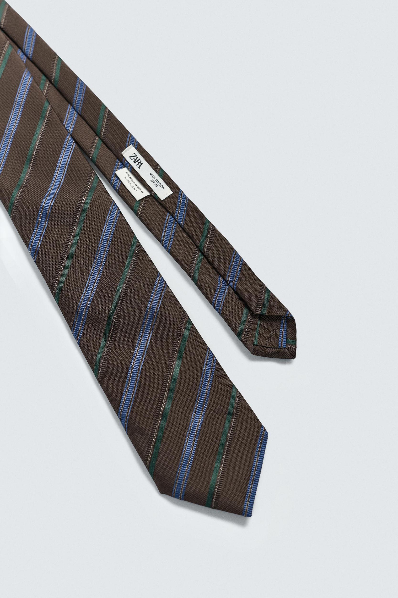 LIMITED EDITION 100% SILK STRIPED TIE Product Image