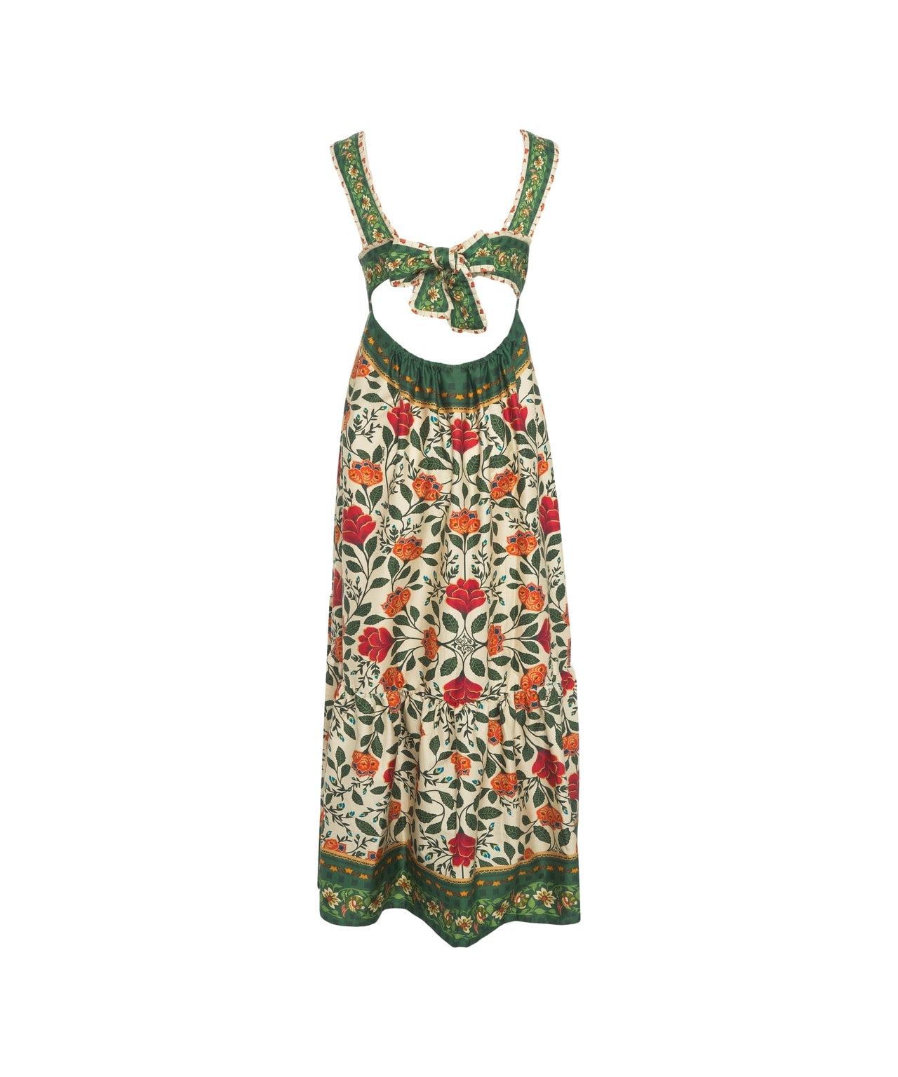 Maxi dress with floral print Product Image