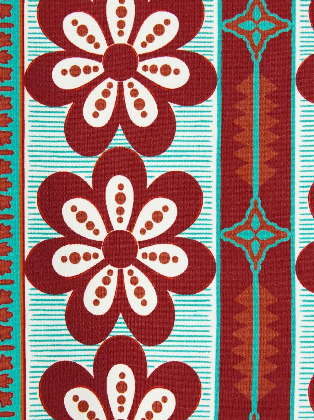 Bardot floral-print tie-front top Product Image