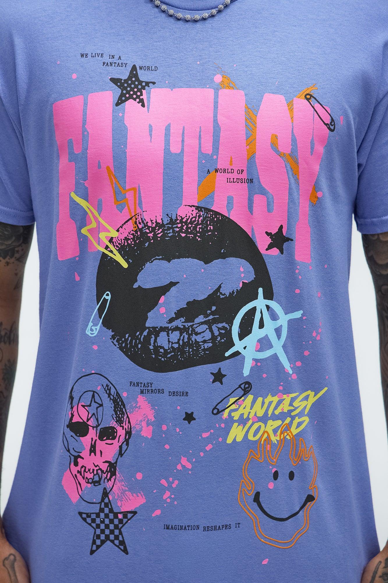 Fantasy World Short Sleeve Tee - Purple Product Image