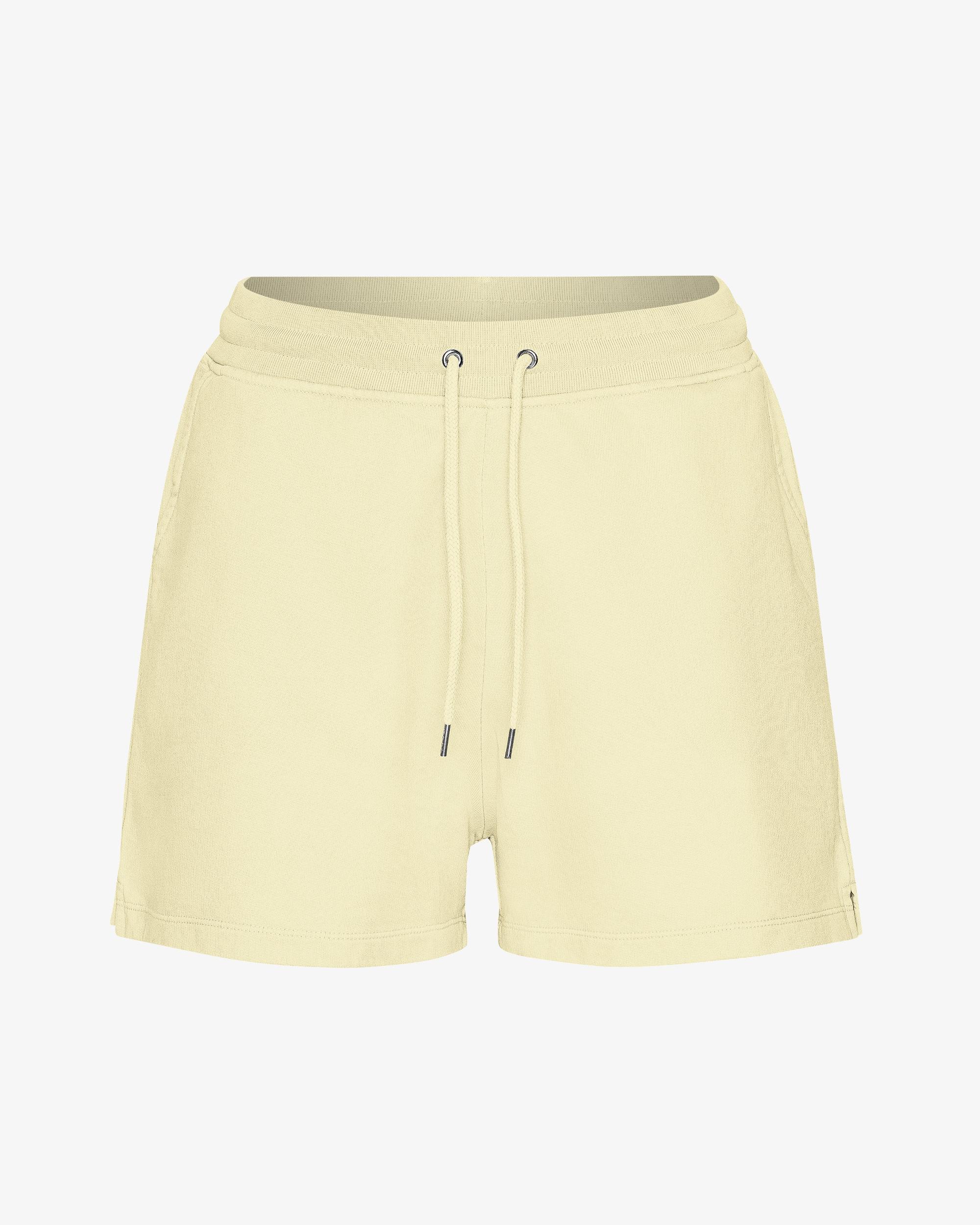 Women Organic Sweatshorts - Soft Yellow Product Image