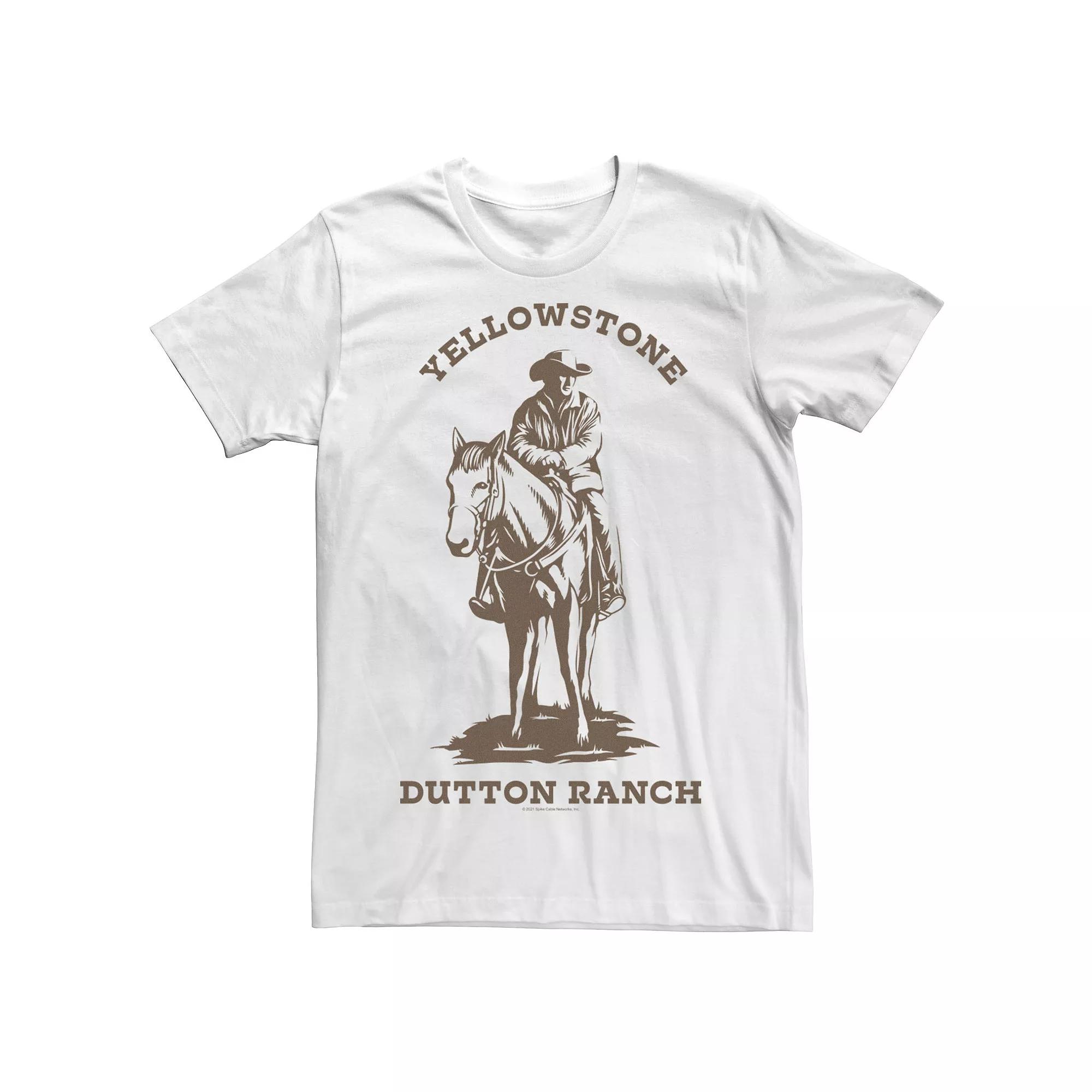 Men's Yellowstone Dutton Ranch Montana John Dutton Logo C2 Tee,  Product Image