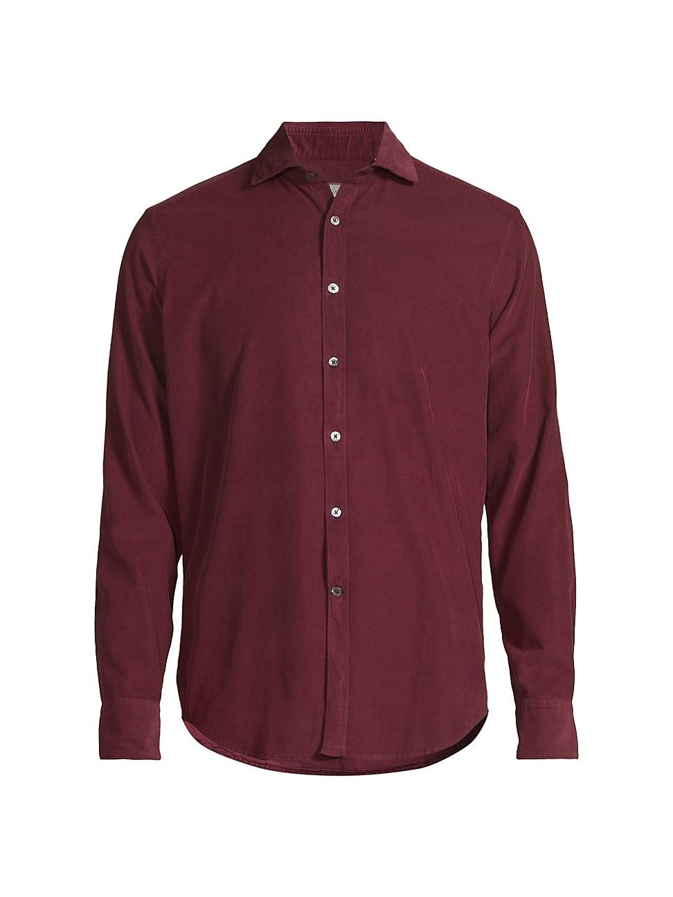 Mens Garment-Dyed Corduroy Sport Shirt Product Image