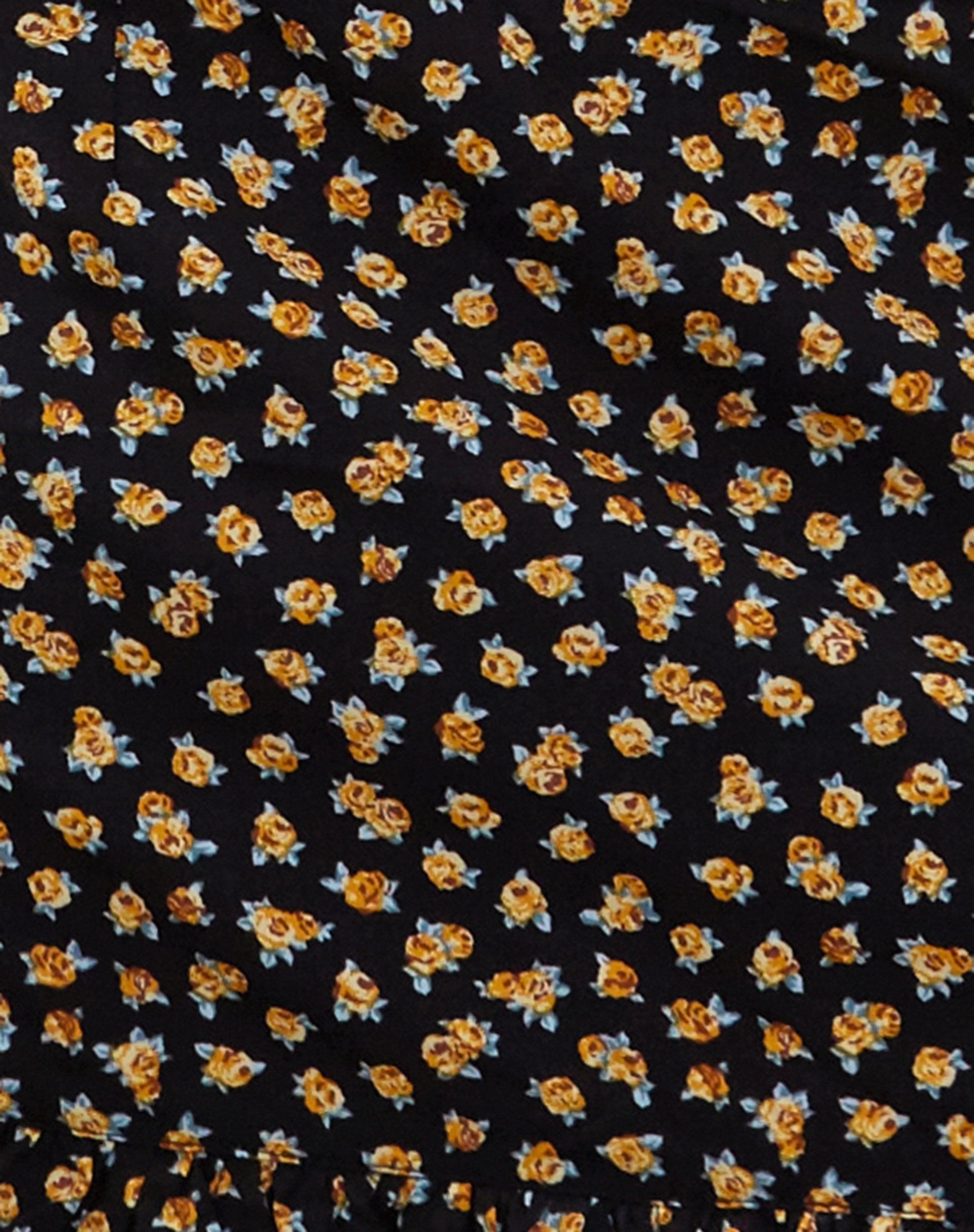 Ribay Mini Skirt in Ditsy Floral Bronze Female Product Image