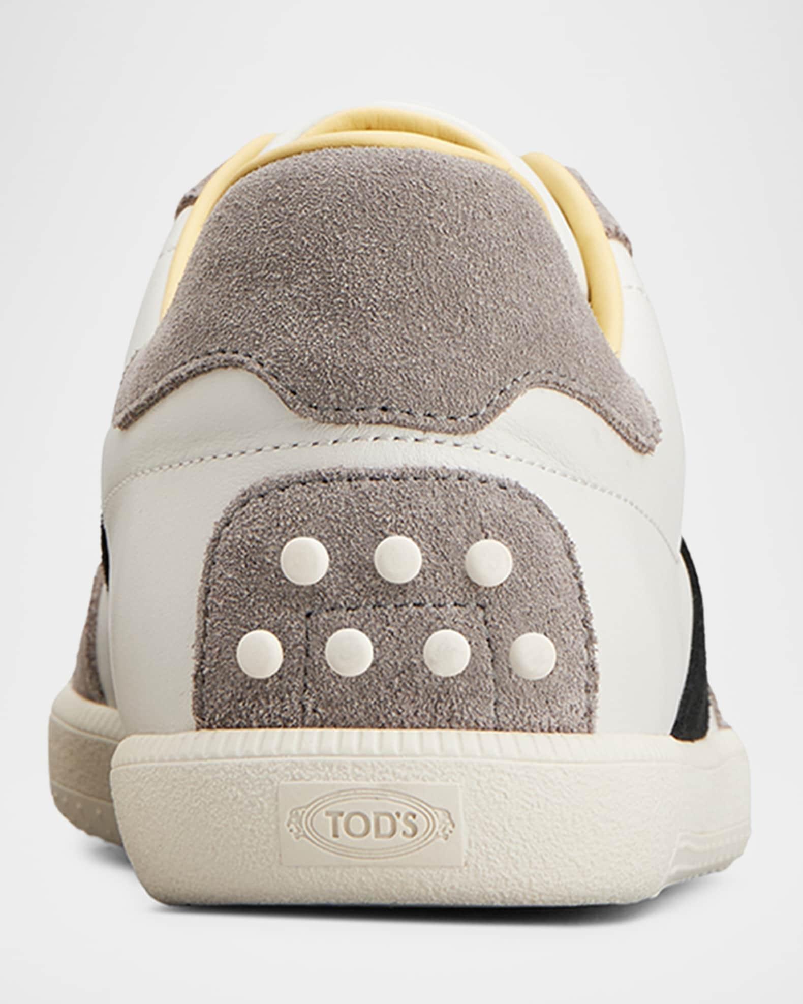 Men's Allascciata Cassetta Leggera Leather Low-Top Sneakers Product Image