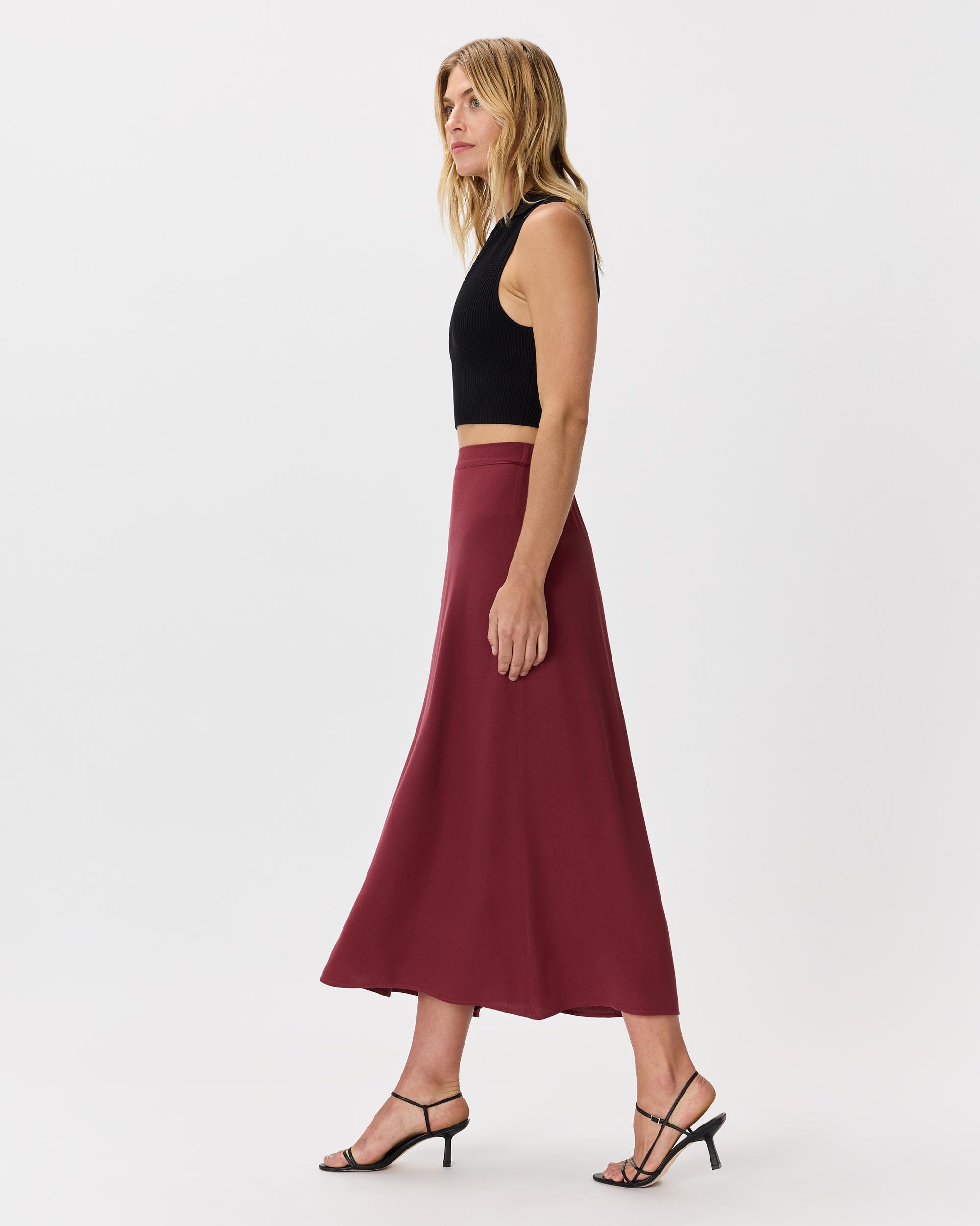 Quince | Women's Lightweight Crepe Slip Skirt Recycled Polyester Product Image