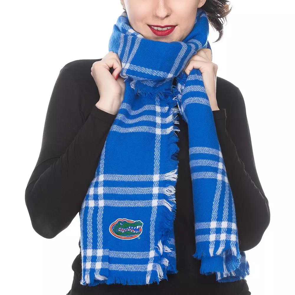 Women's ZooZatz Florida Gators Plaid Blanket Scarf, Team Product Image