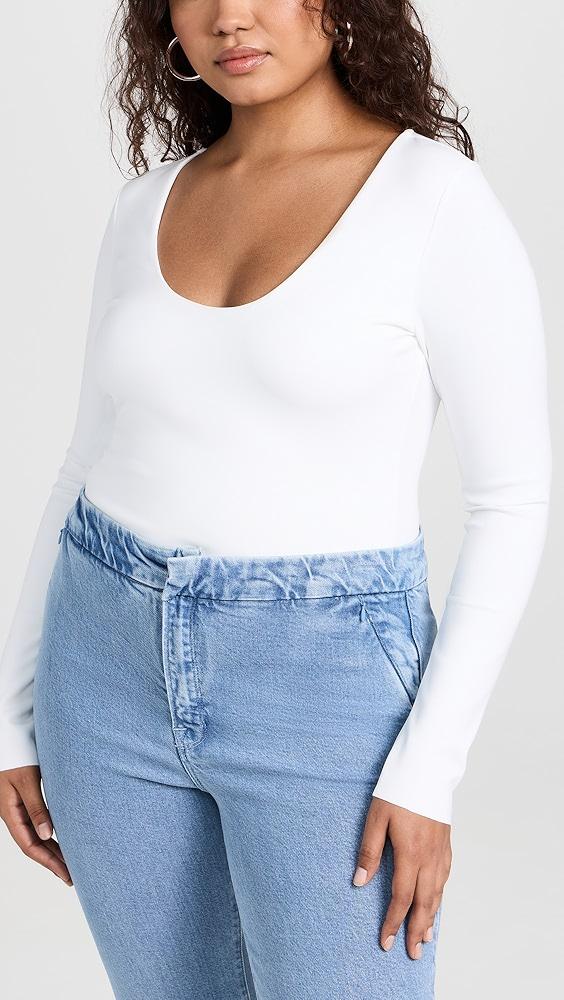 Good American Scuba Scoop Thong Bodysuit | Shopbop Product Image