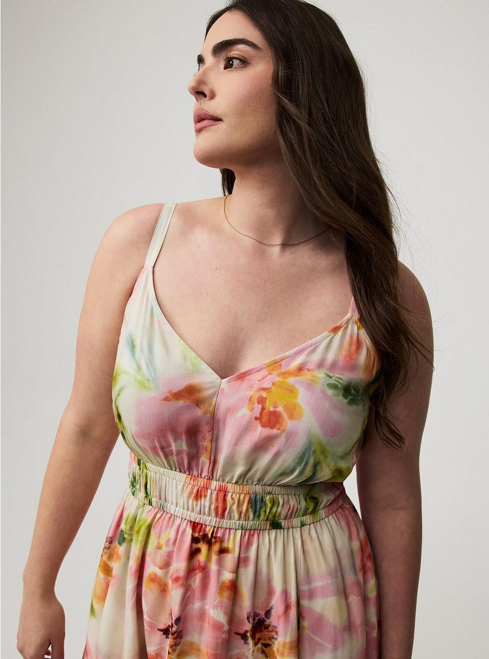 Midi V-Neck Dress Product Image