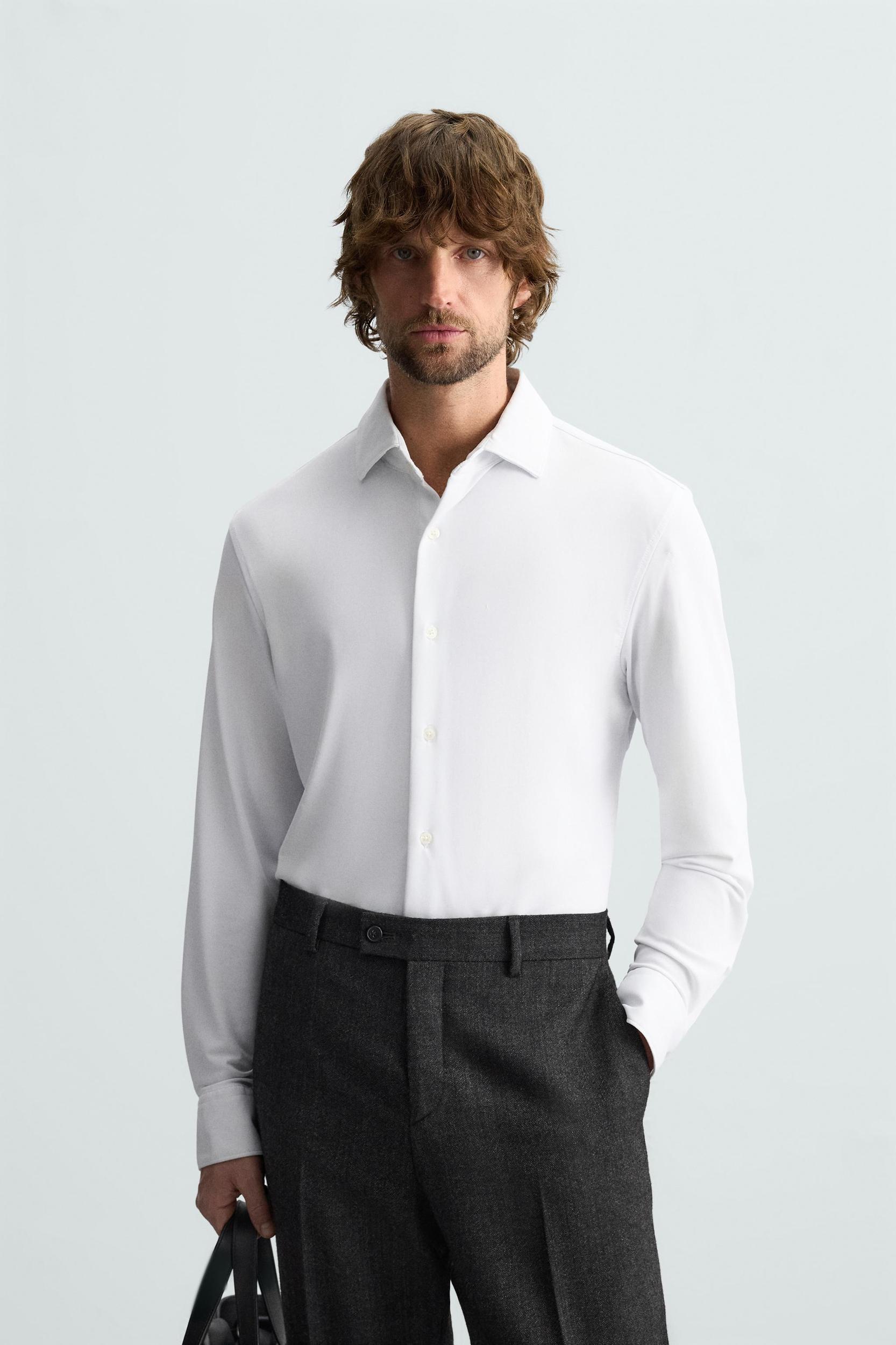 TEXTURED STRETCH SHIRT Product Image