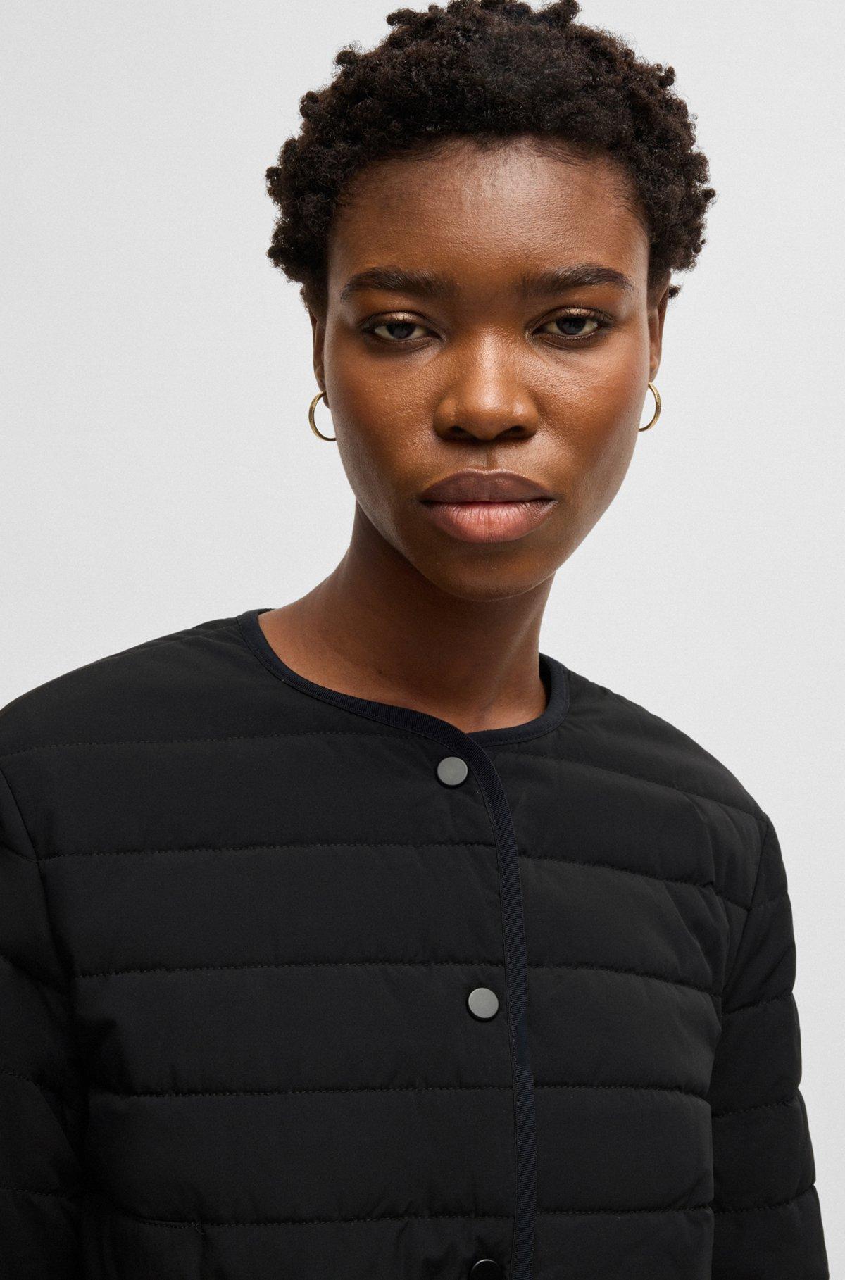 Water-repellent padded jacket with drawcord waist Product Image