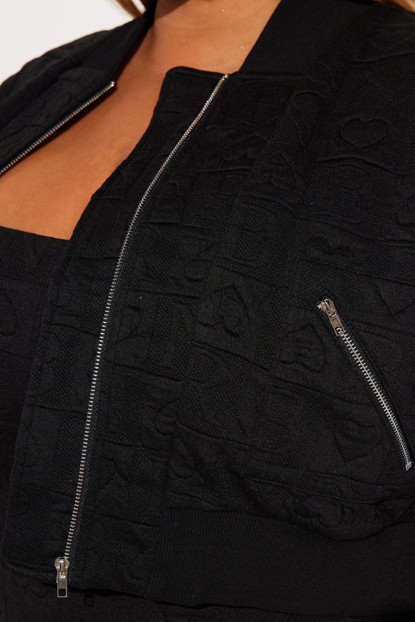 Brenna Sweater Mini Dress Set - Black Product Image