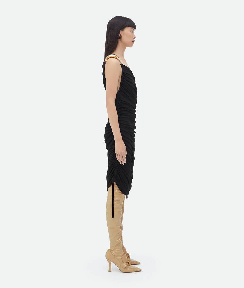 Women's Viscose Jersey Dress in Black Product Image
