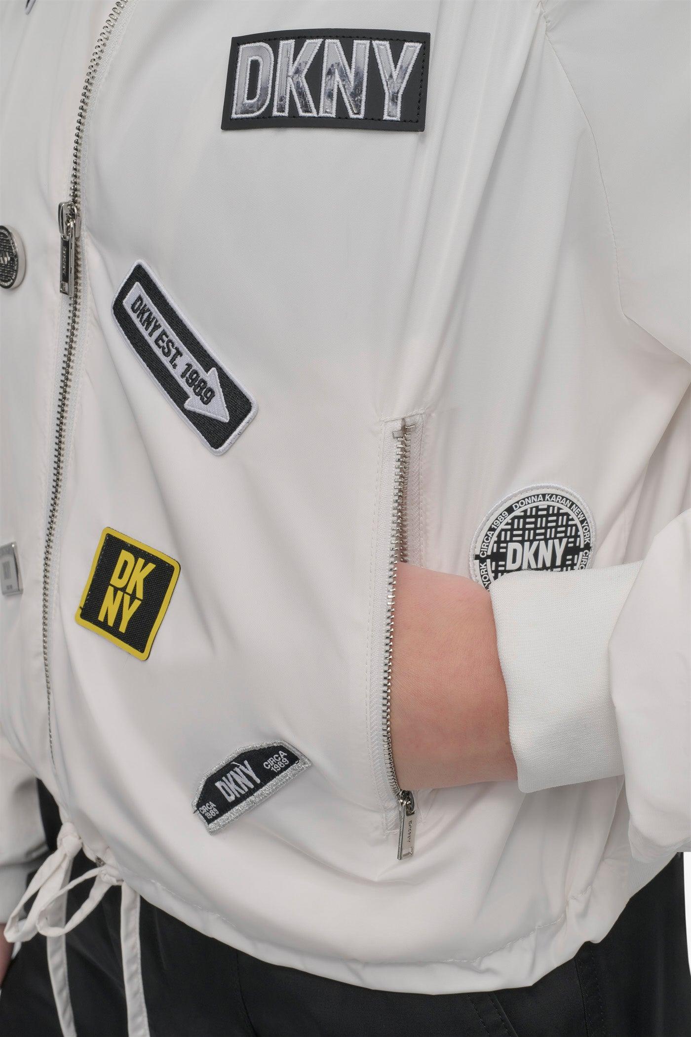 CROPPED EMBELLISHED BOMBER JACKET Product Image