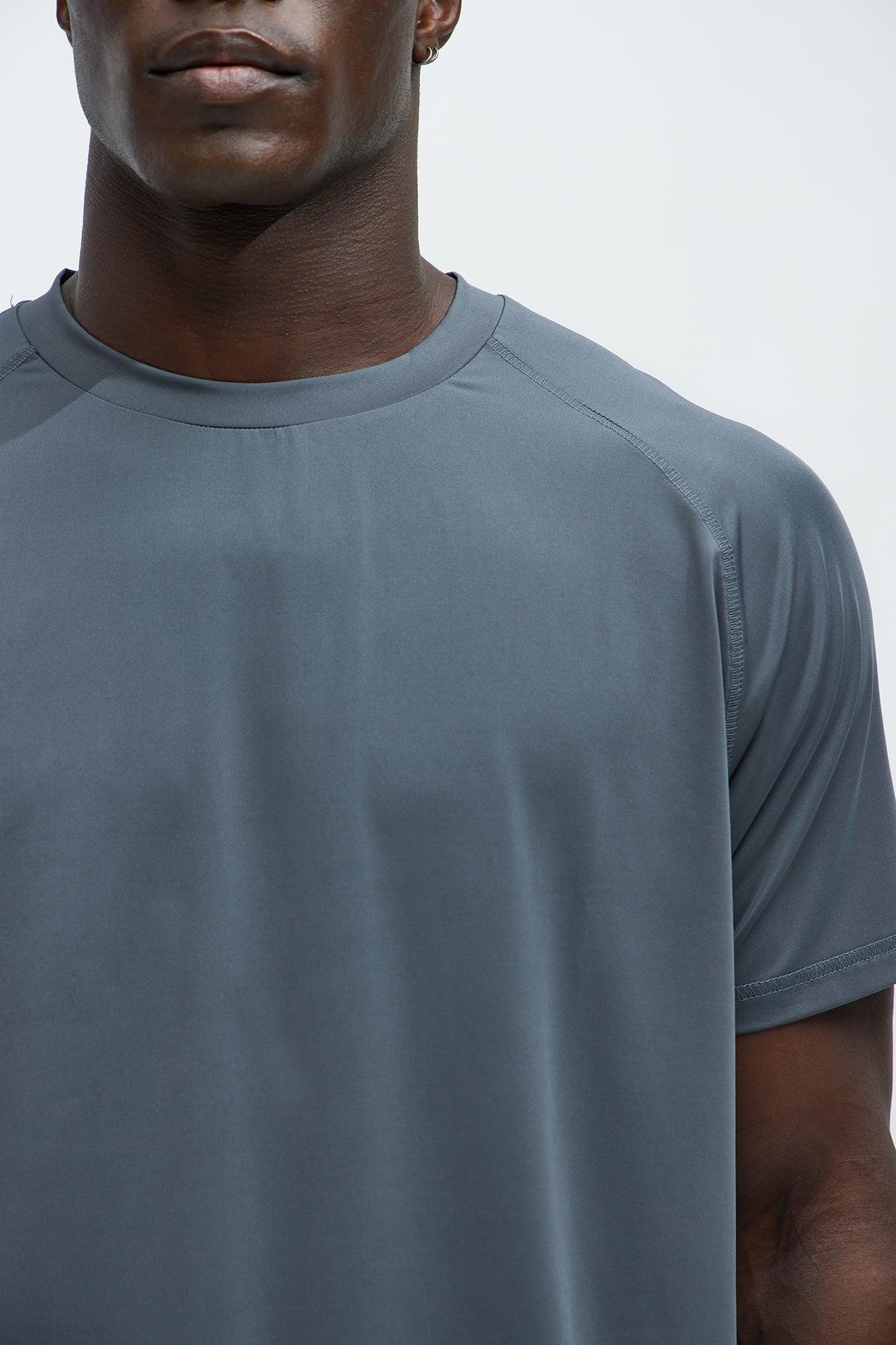 Vital Active Raglan Tee - Charcoal Product Image