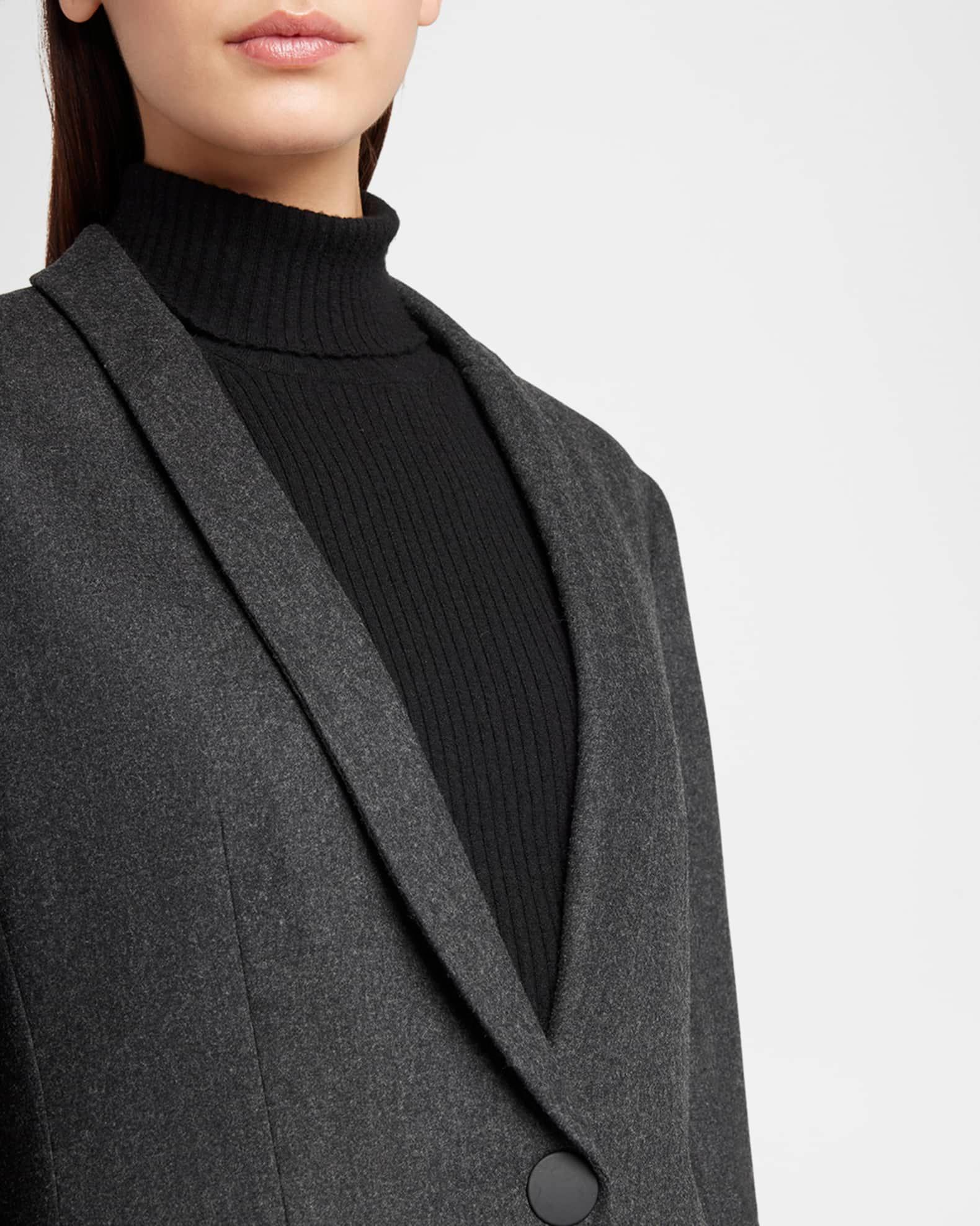 Cashmere Flannel Slim-Leg Ankle Trousers Product Image