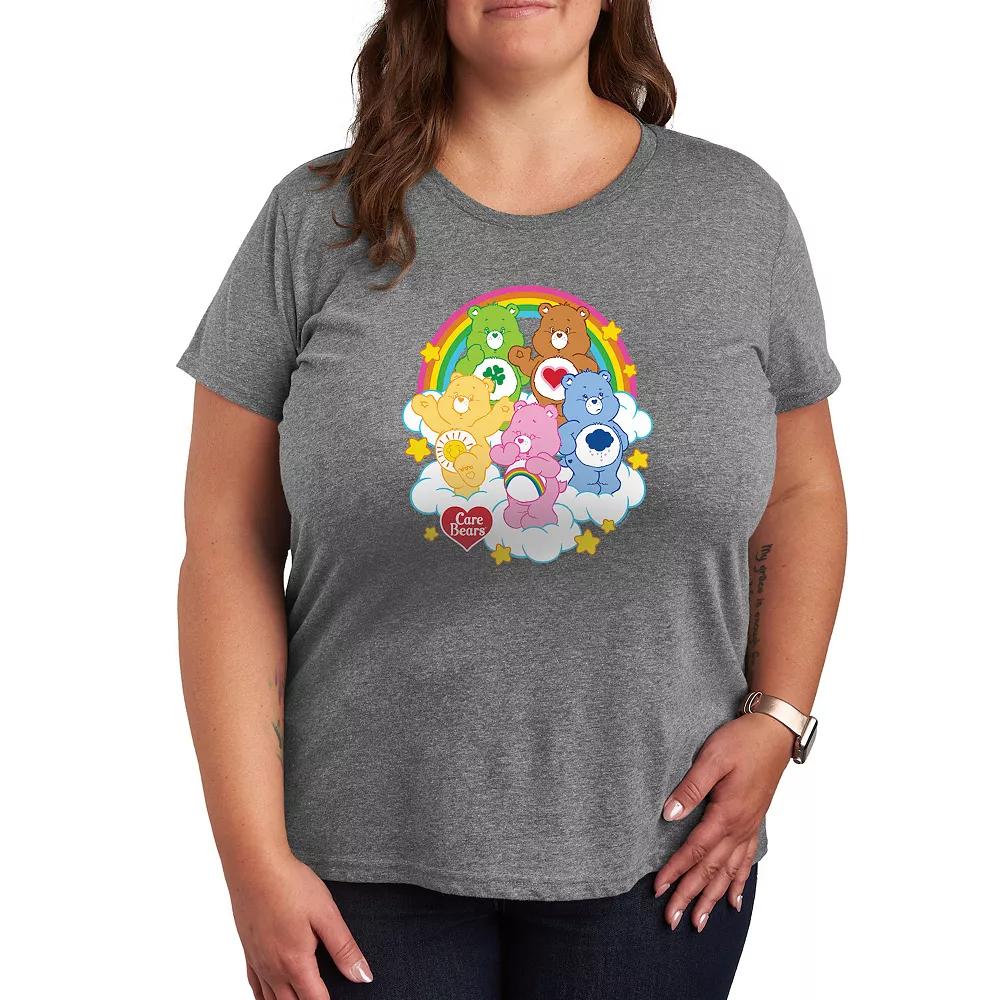 Plus Care Bears Group On Clouds Graphic Tee, Women's,  Product Image
