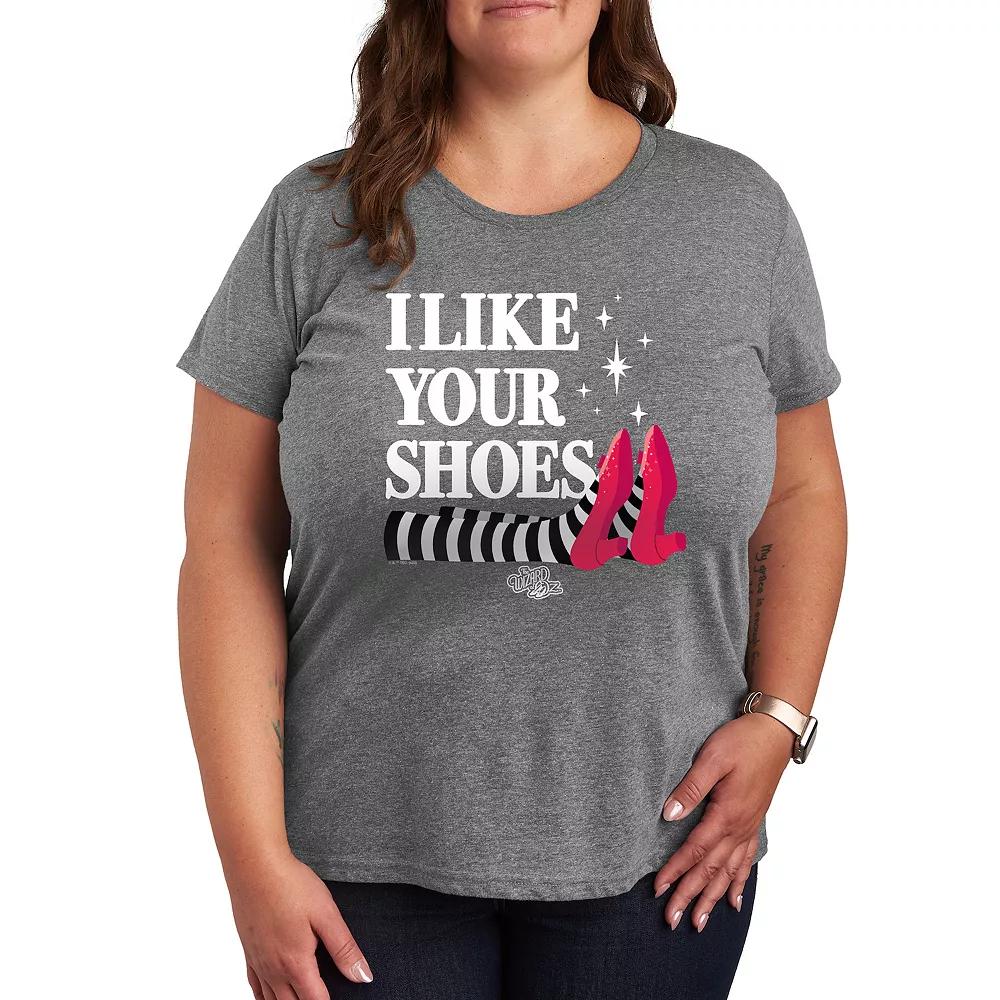 Plus The Wizard Of Oz Like Your Shoes Graphic Tee, Women's,  Product Image