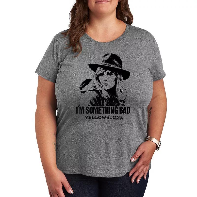 Plus Yellowstone I'm Something Bad Graphic Tee, Women's,  Product Image