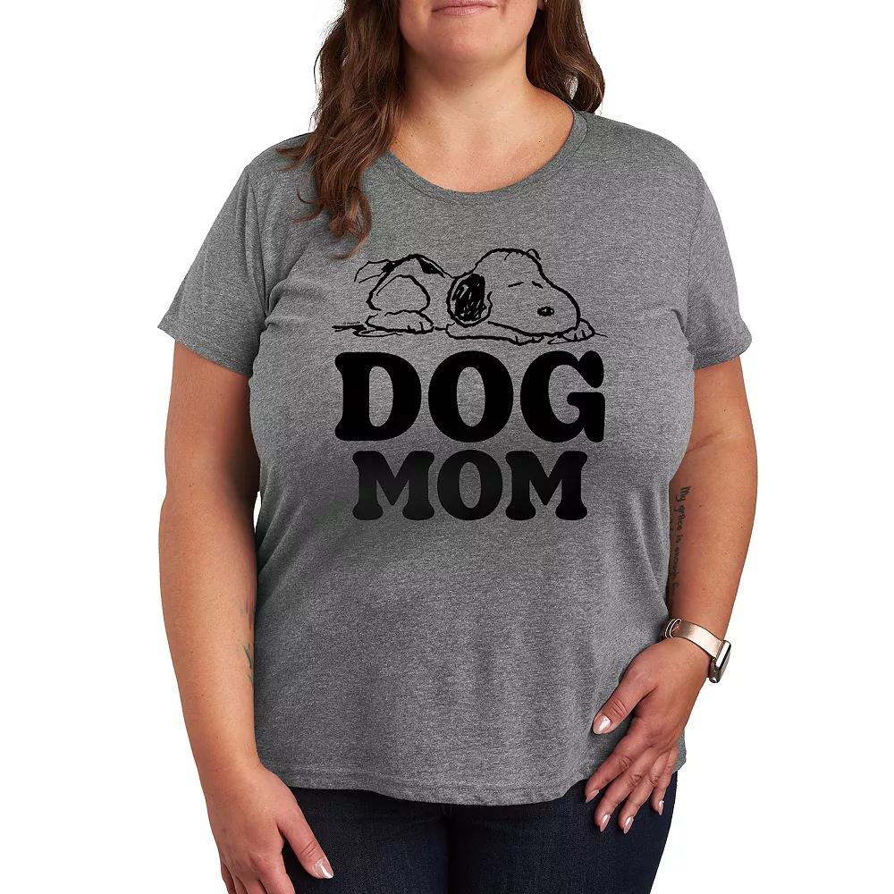 Plus Peanuts Snoopy Dog Mom Graphic Tee, Women's,  Product Image