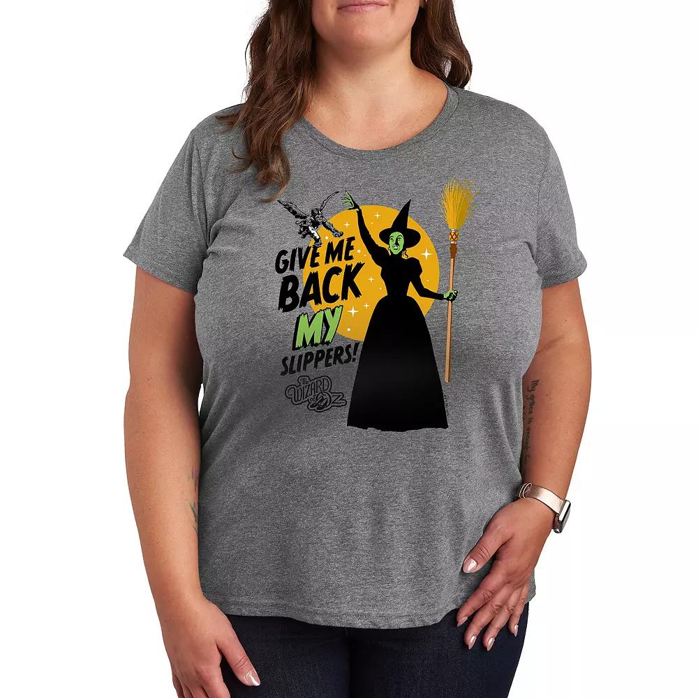 Plus The Wizard Of Oz Slippers Graphic Tee, Women's,  Product Image