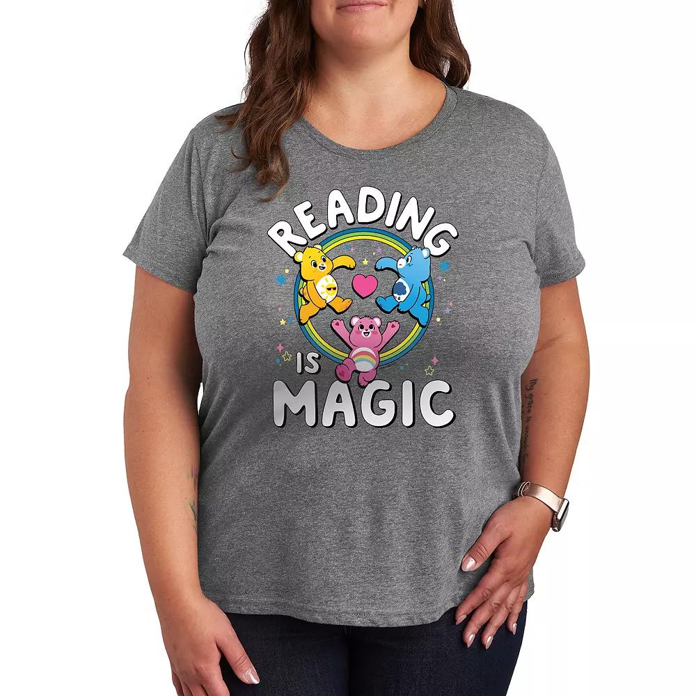 Plus Care Bears Reading Is Magic Graphic Tee, Women's,  Product Image