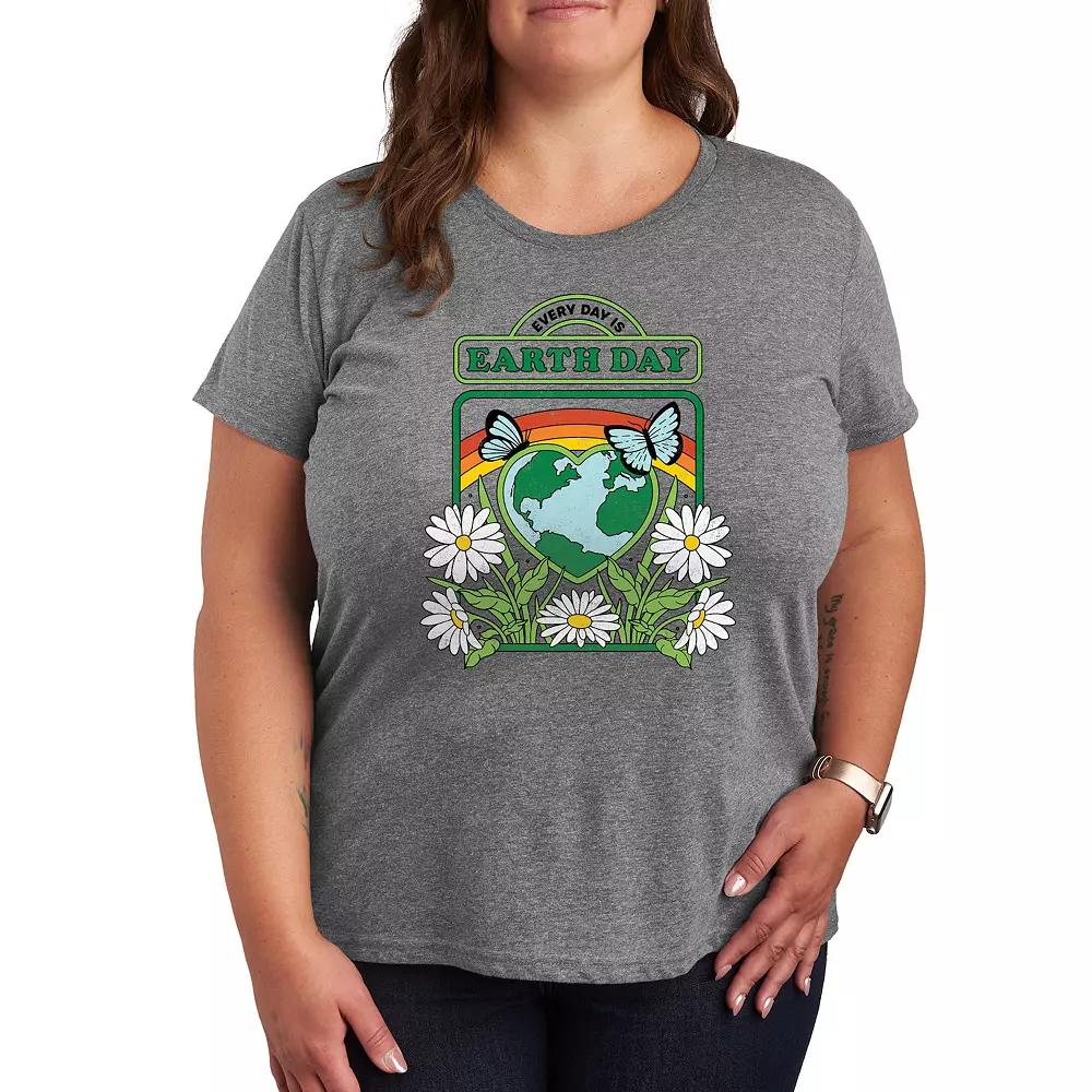 Plus Everyday is Earth Day Graphic Tee, Women's,  Product Image